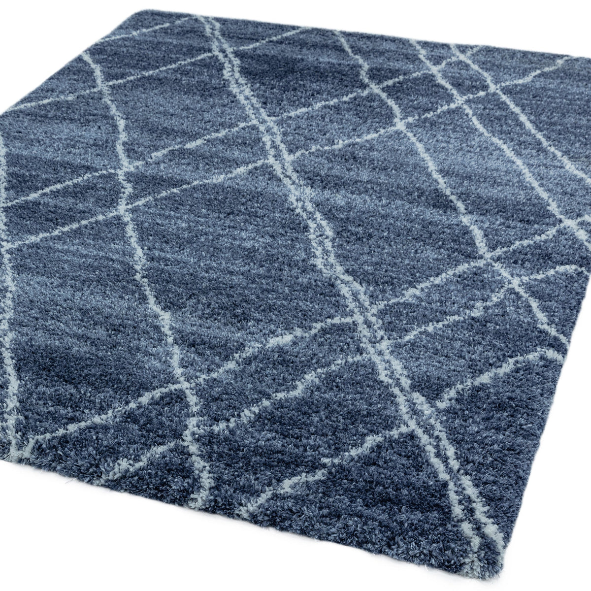 Vloerkleed Rugestiq Alto blauw & crème AL01 – foto 3