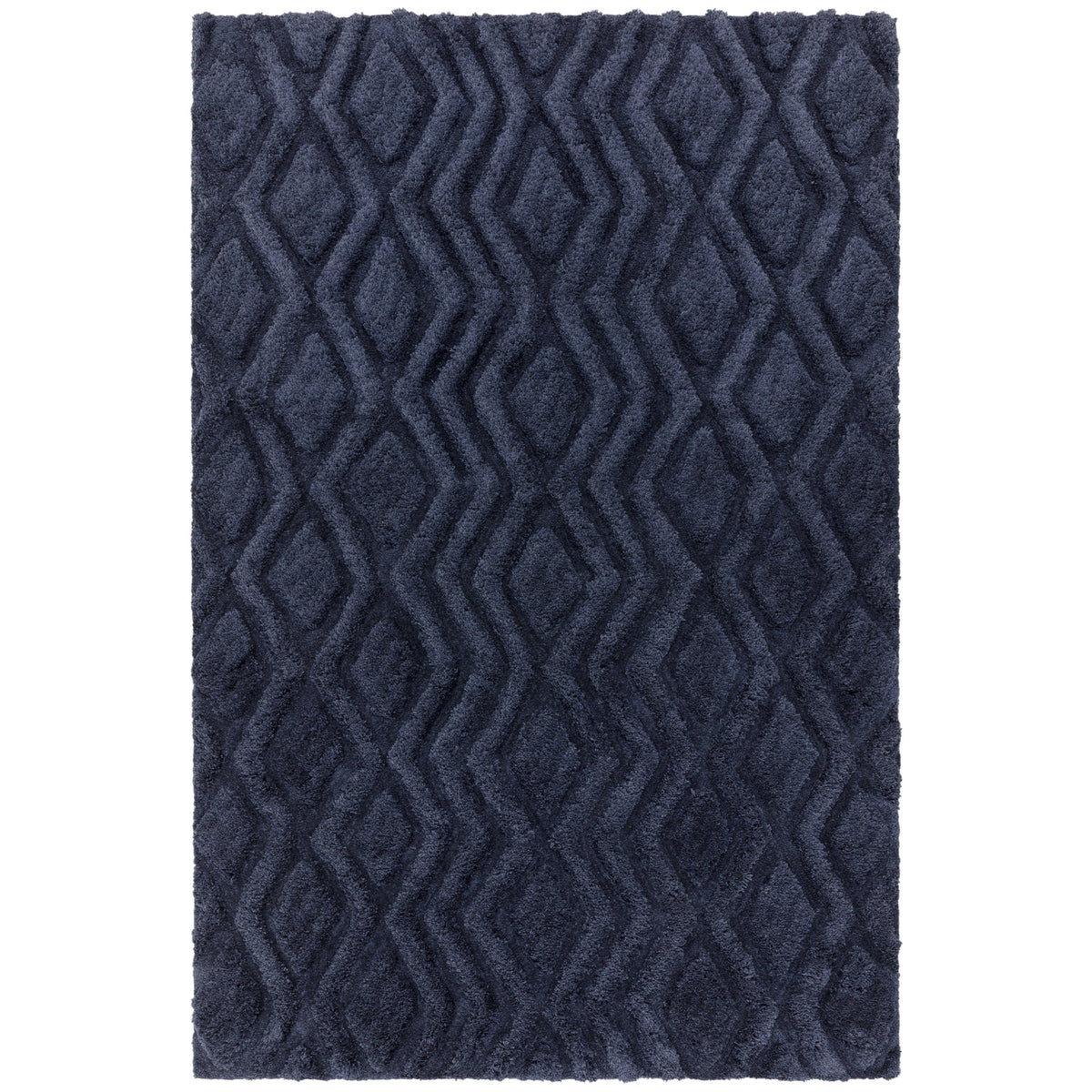 Vloerkleed Rugestiq Harrison donkerblauw – foto 1