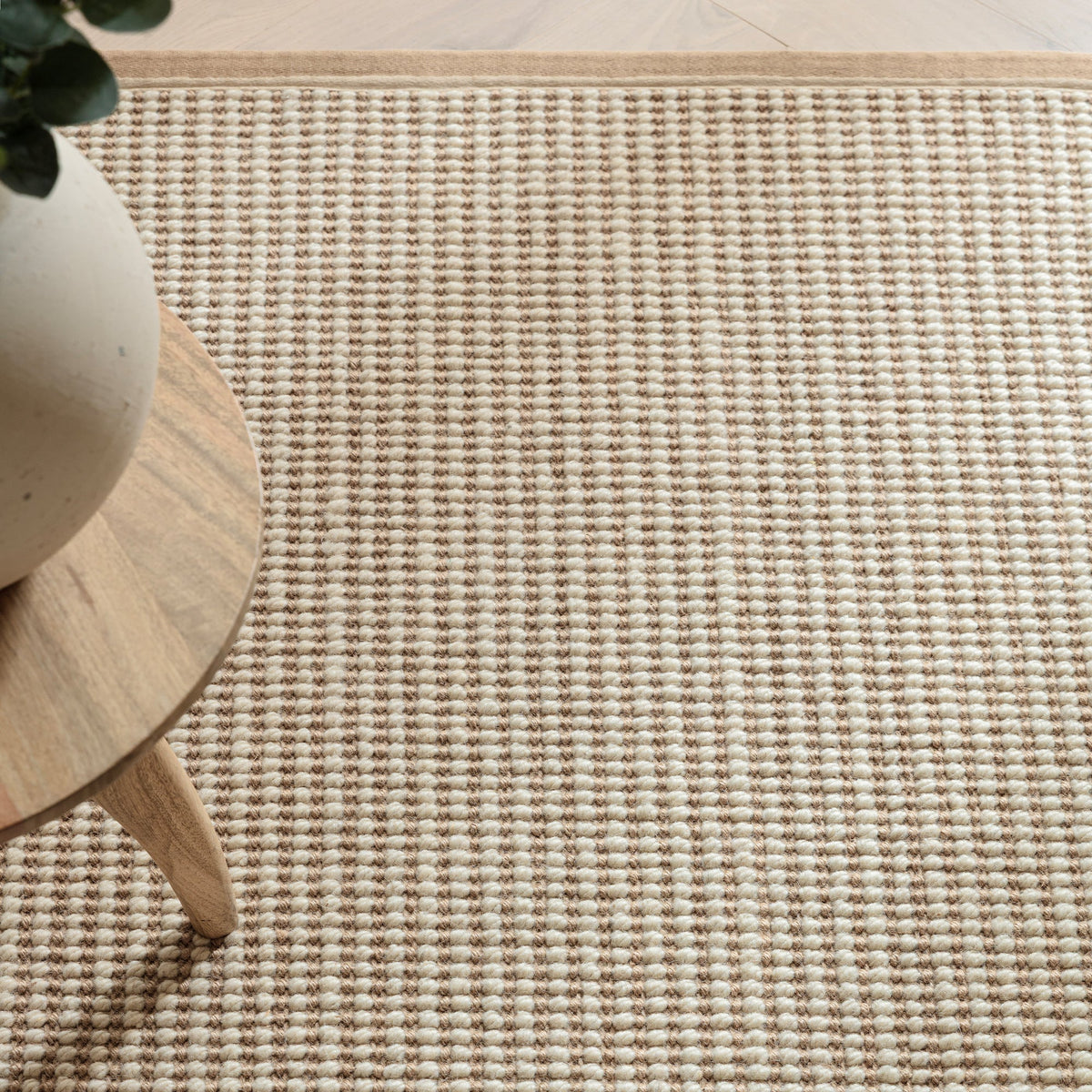 Vloerkleed Rugestiq Korra lus linnen crème – foto 3
