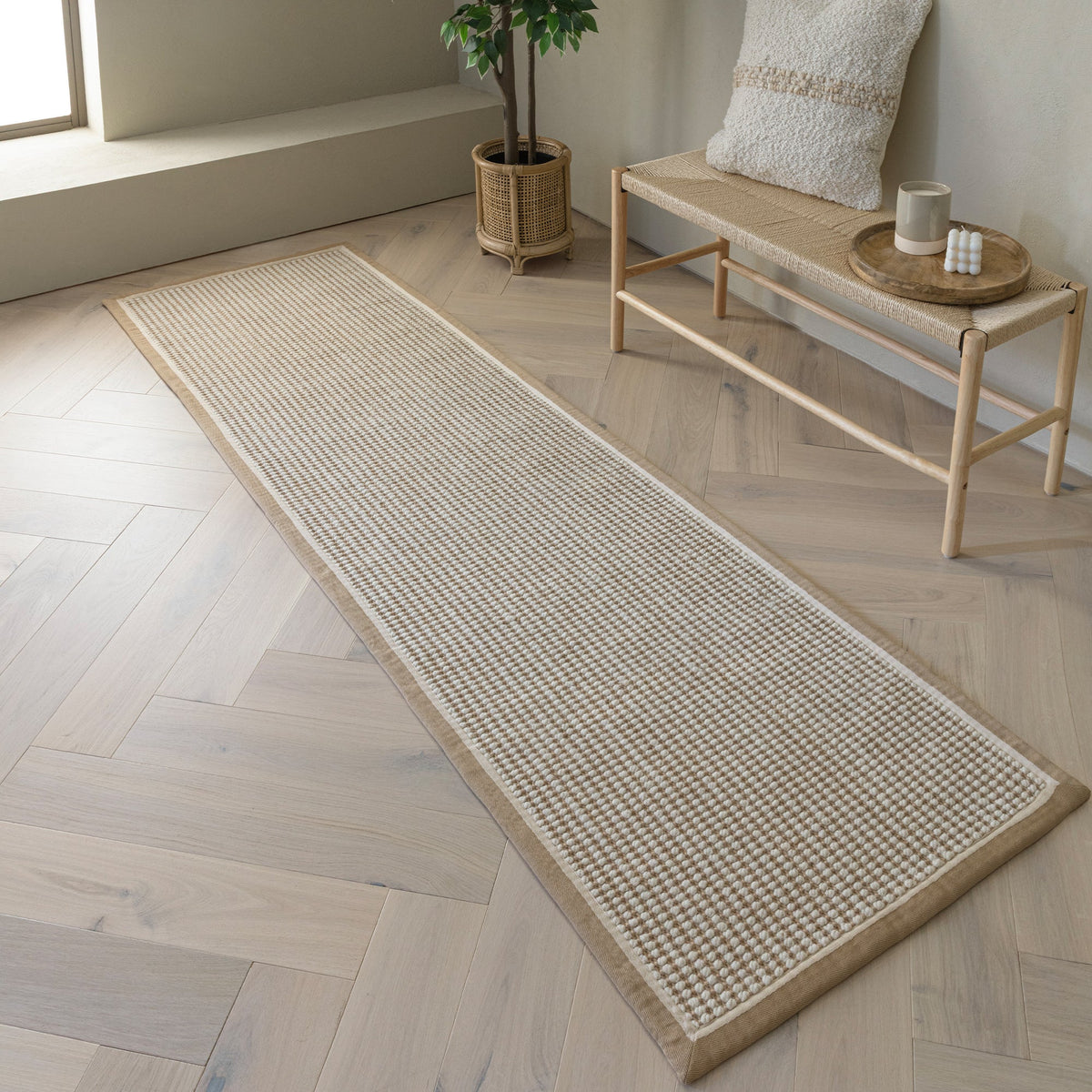 Vloerkleed Rugestiq Korra lus linnen crème – foto 10