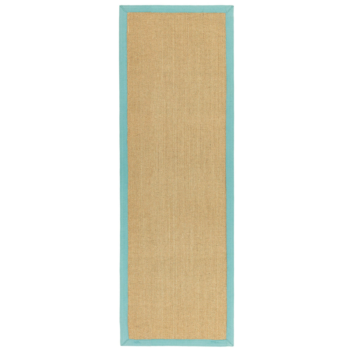 Laagpolig vloerkleed Easy Living Sisal Linen Aqua – leveranciersfoto