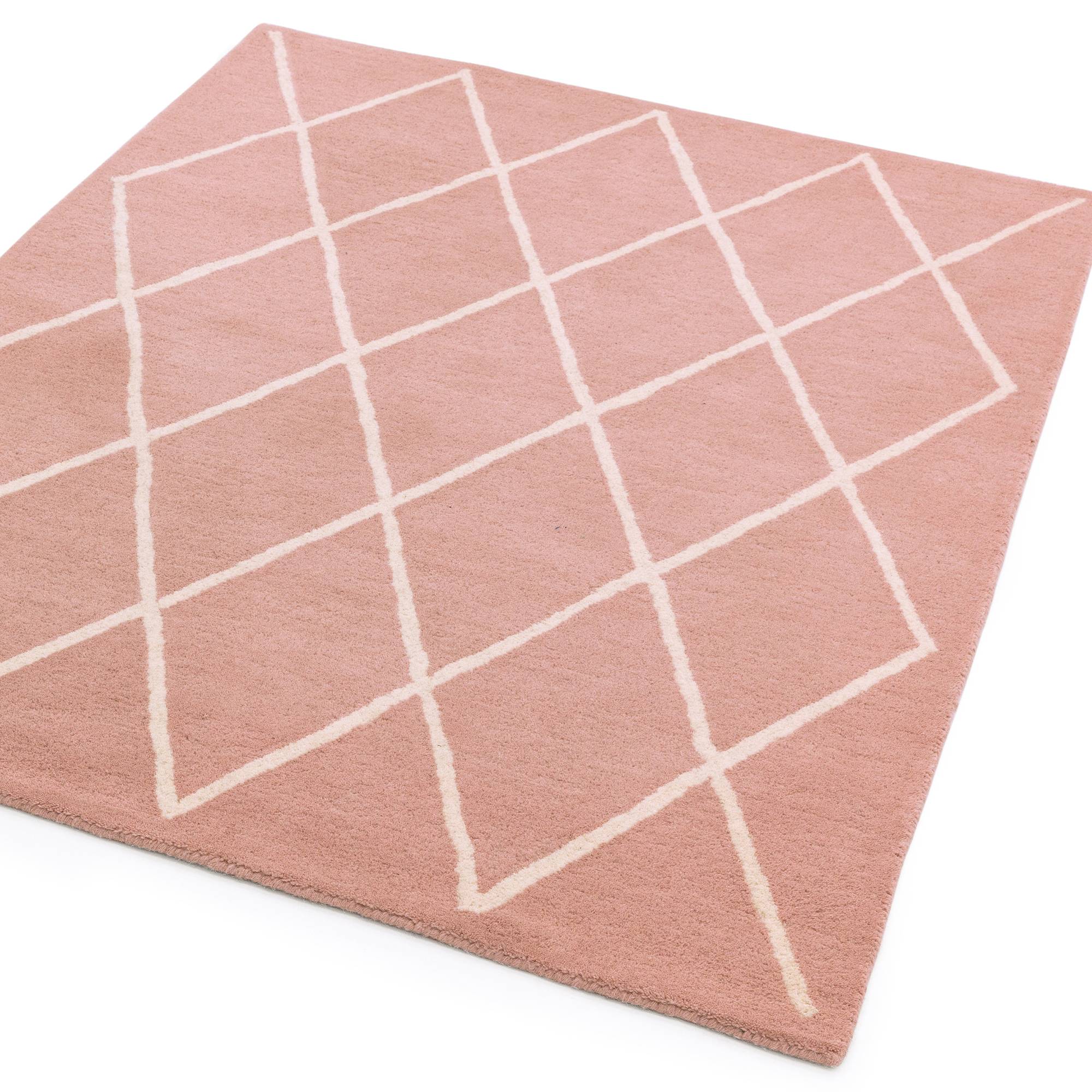 Vloerkleed Albany Diamond Pink