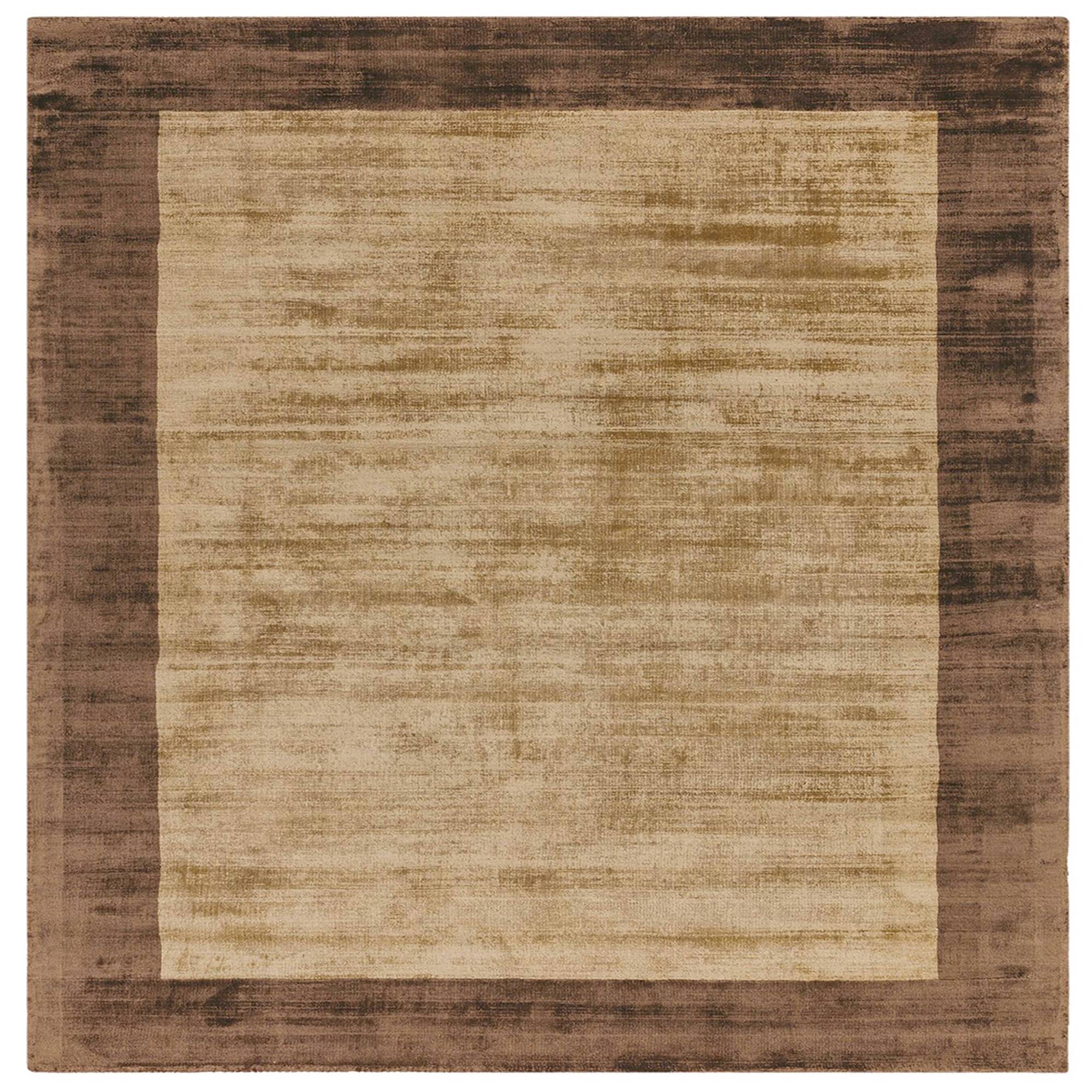 Vloerkleed Blade Border Choco Mocha 02