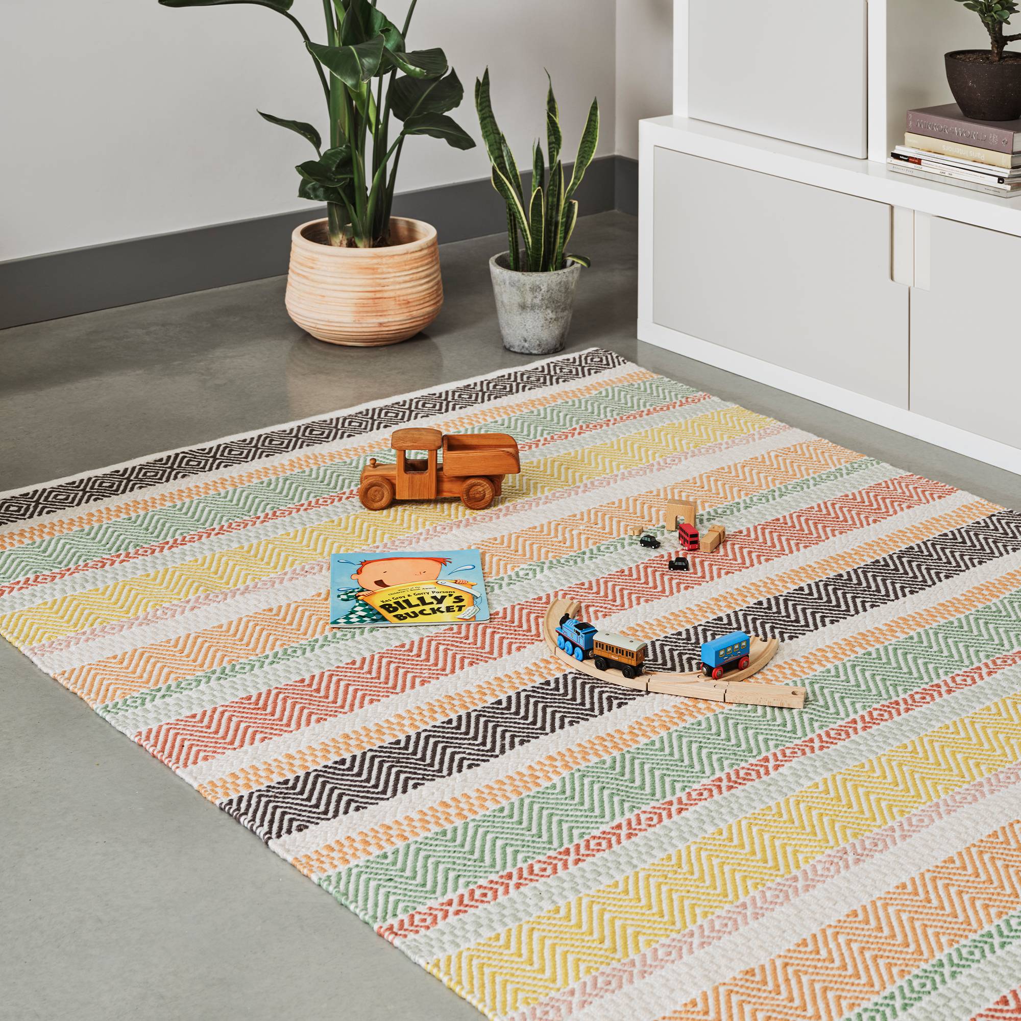 Vloerkleed Boardwalk Pastel Multi