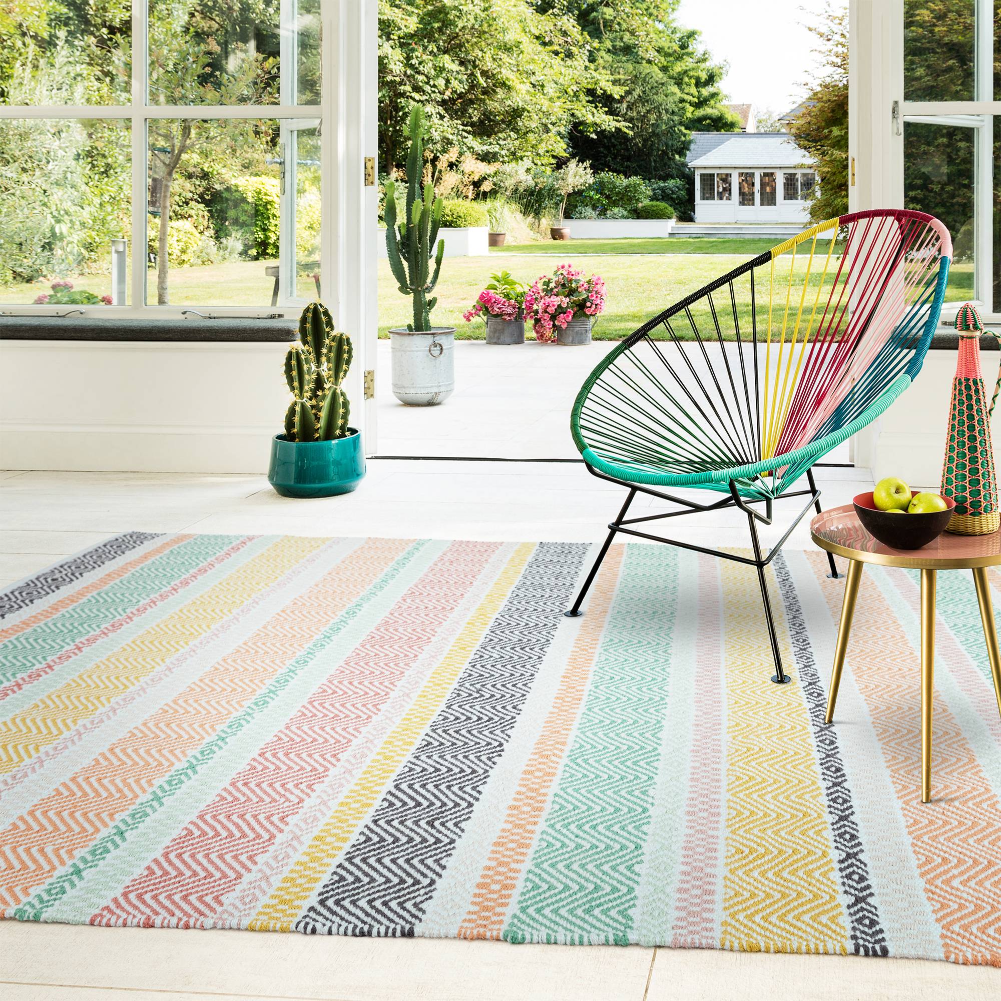 Vloerkleed Boardwalk Pastel Multi