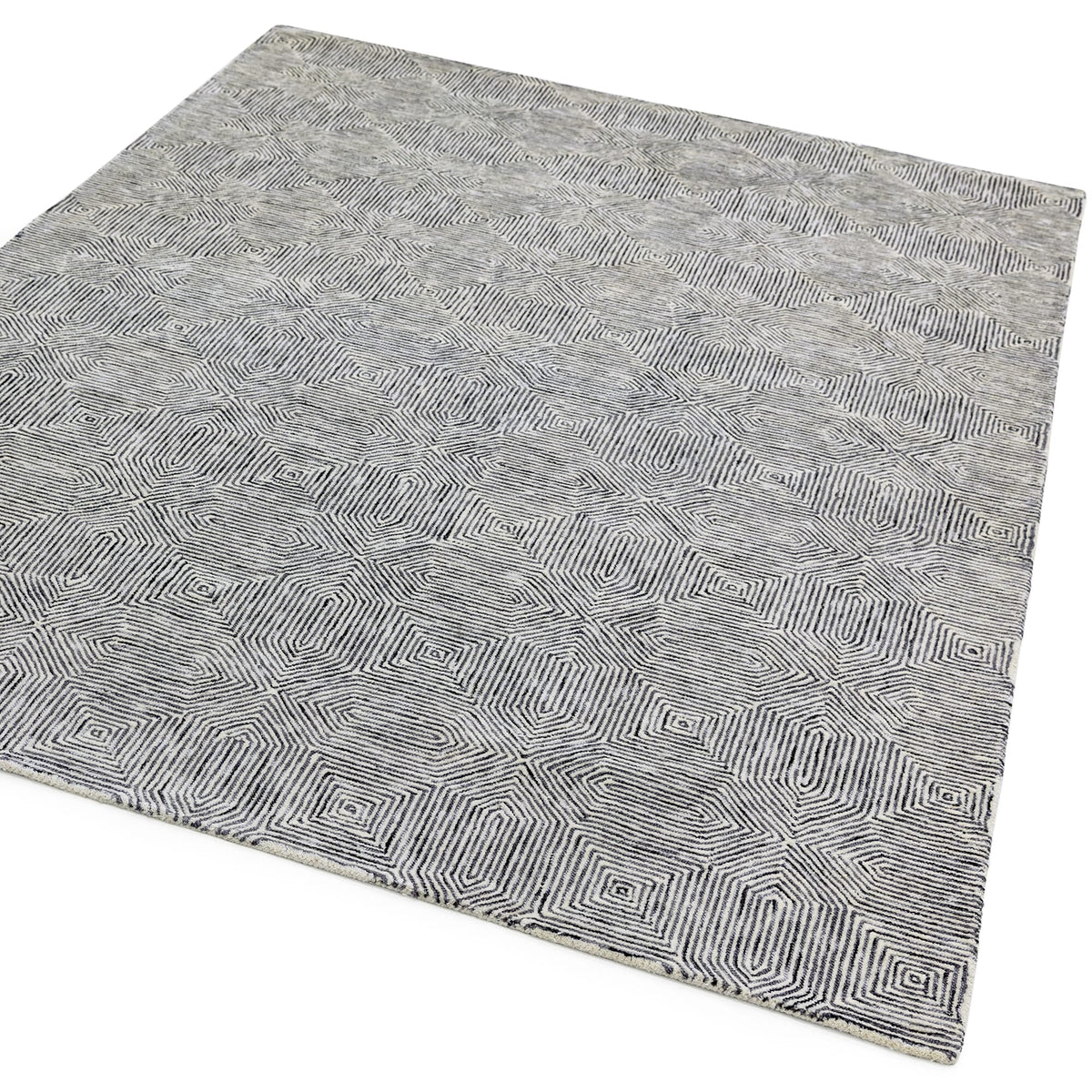 Laagpolig vloerkleed Easy Living Camden Rug Black White – leveranciersfoto