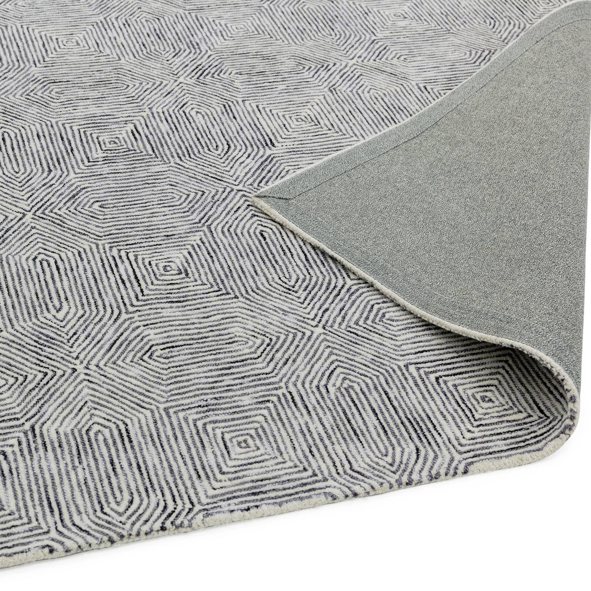 Vloerkleed Camden Black / White