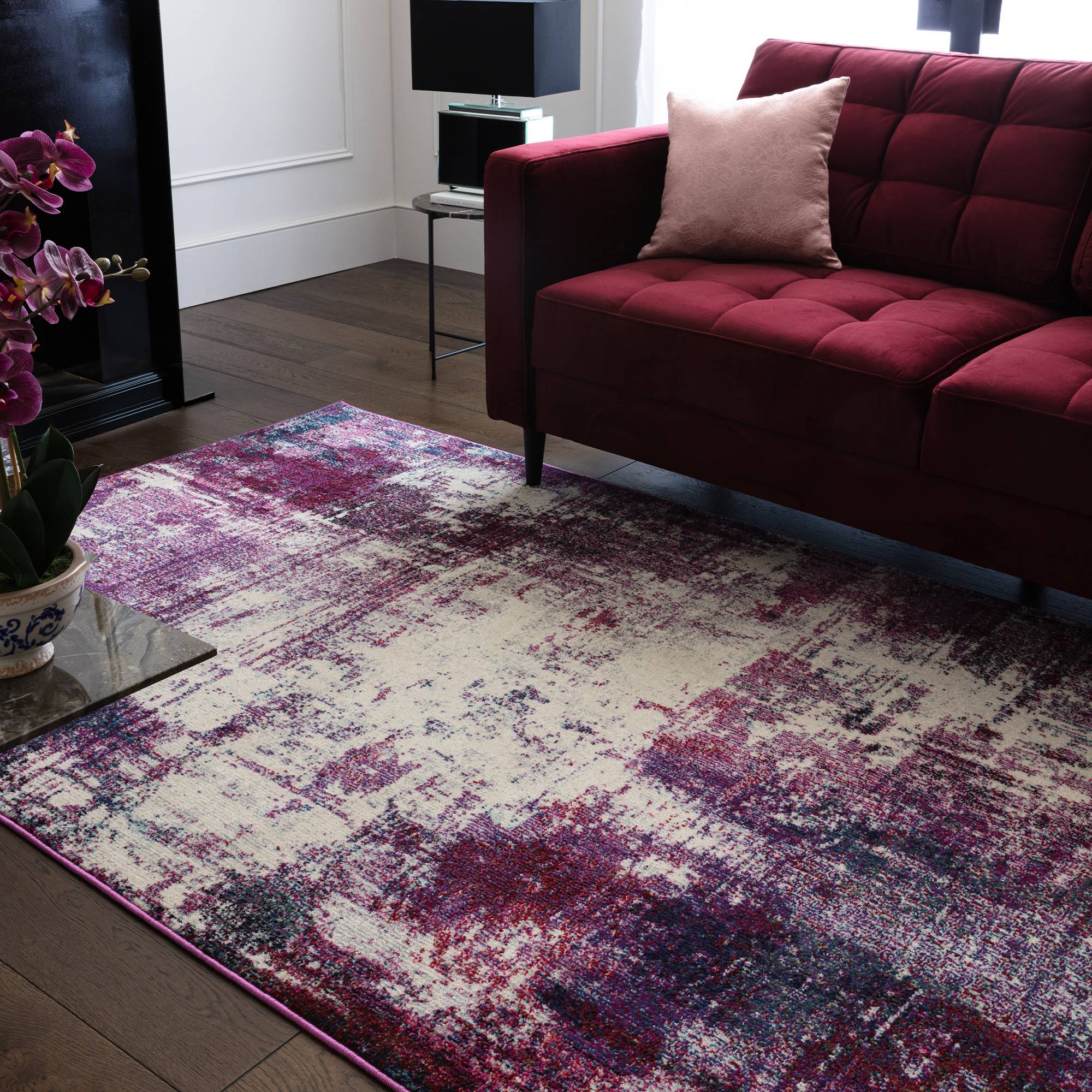 Vloerkleed Colores Cloud Magenta CO08
