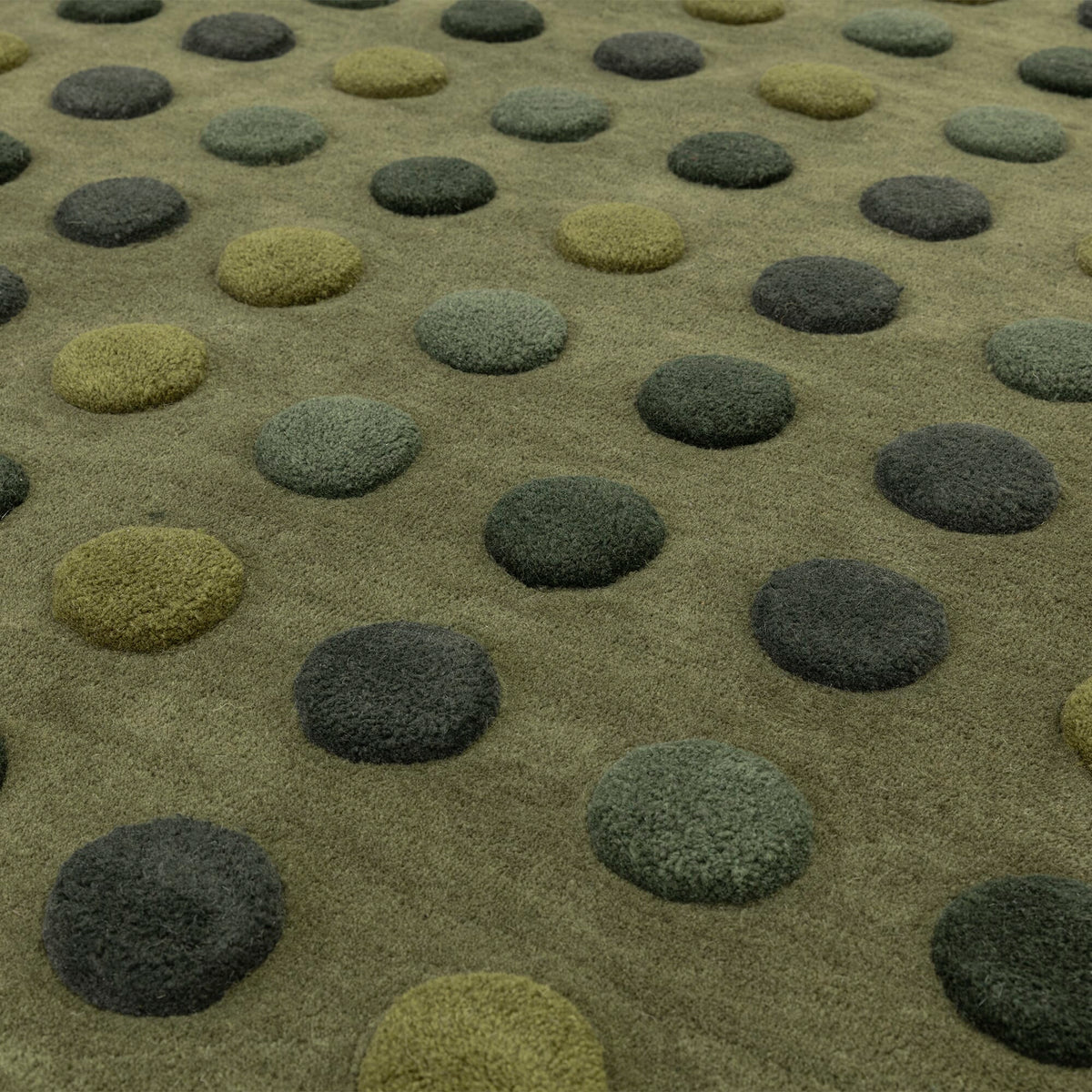 Vloerkleed Rugestiq Dotty groen – foto 6