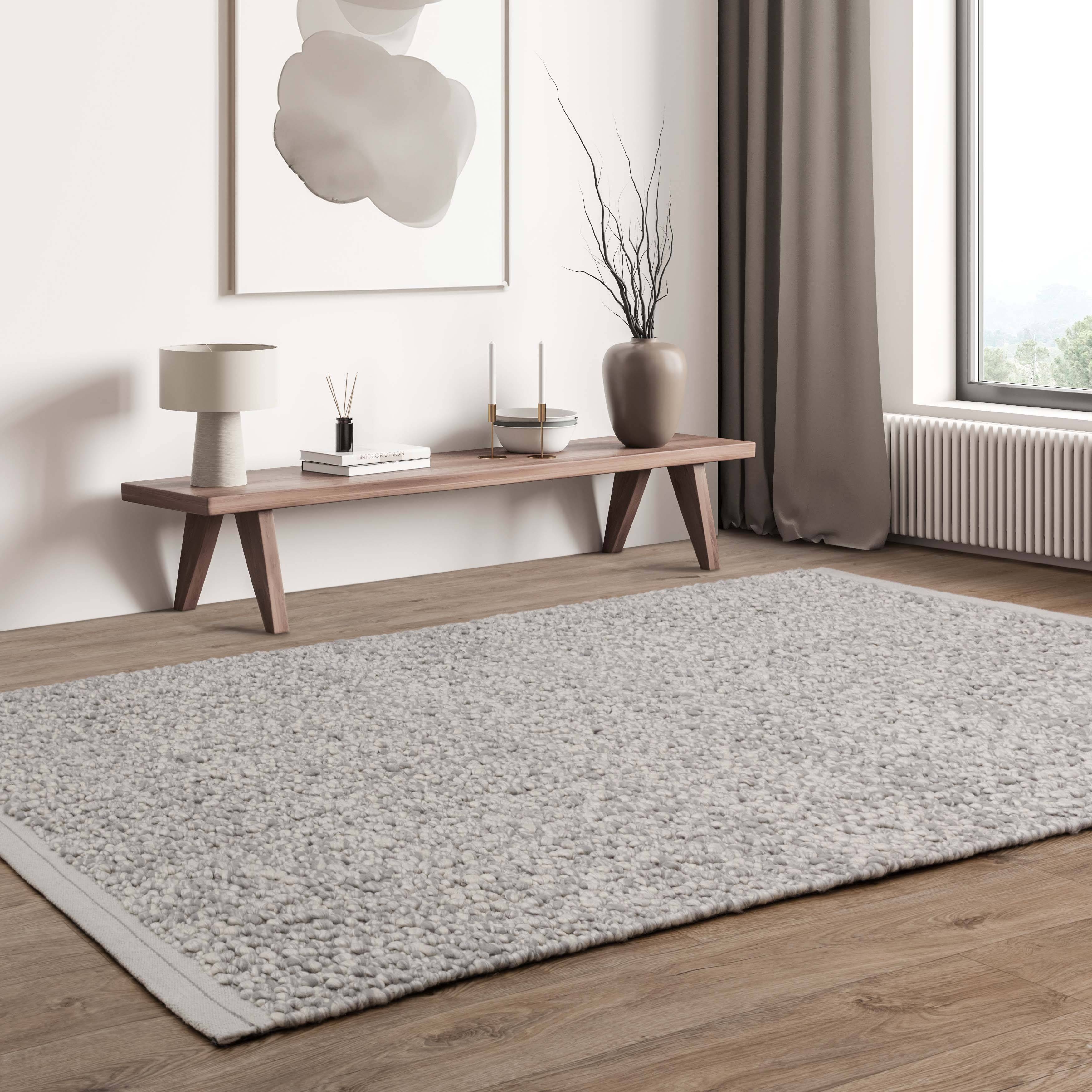 Vloerkleed Elm Silver