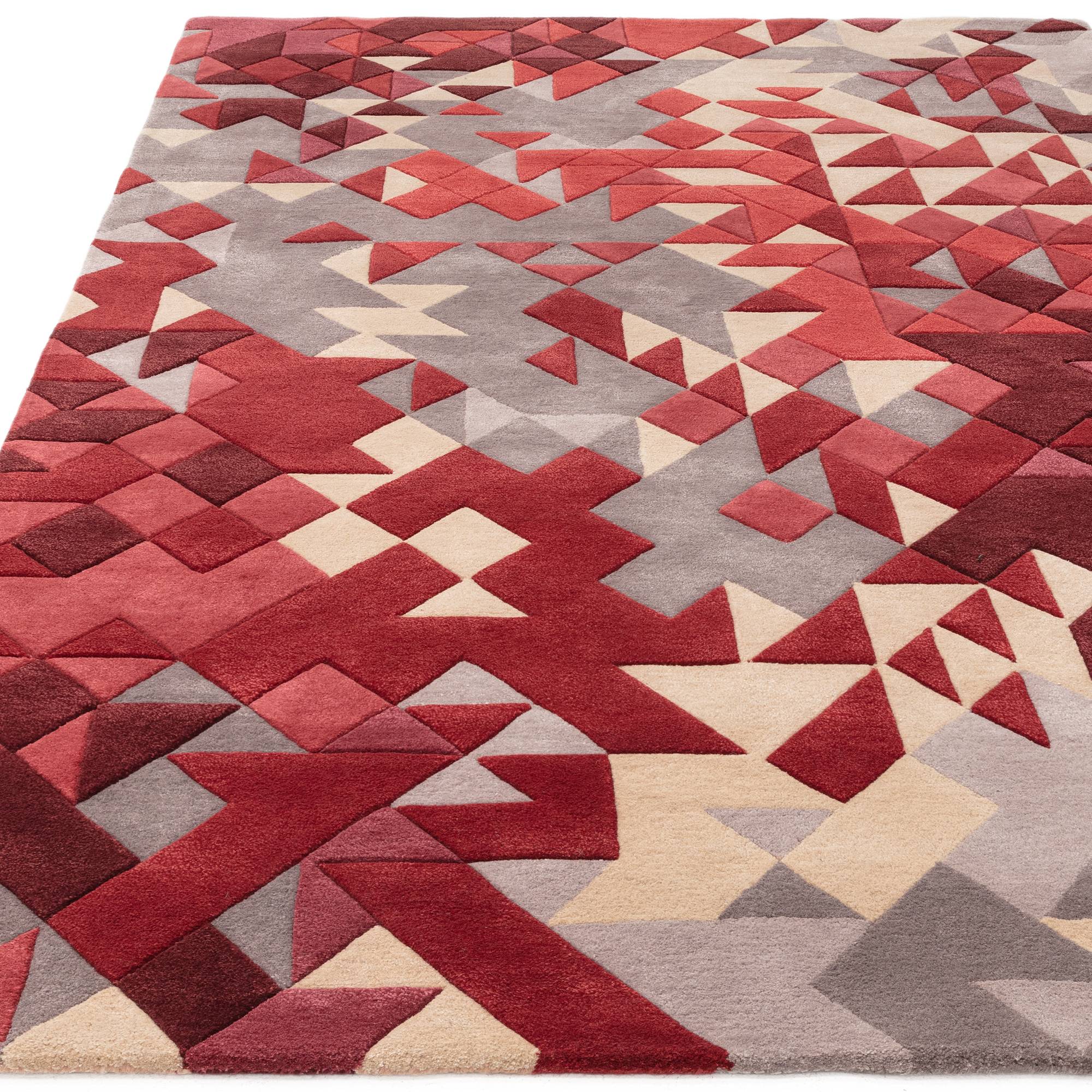 Vloerkleed Enigma Red Multi