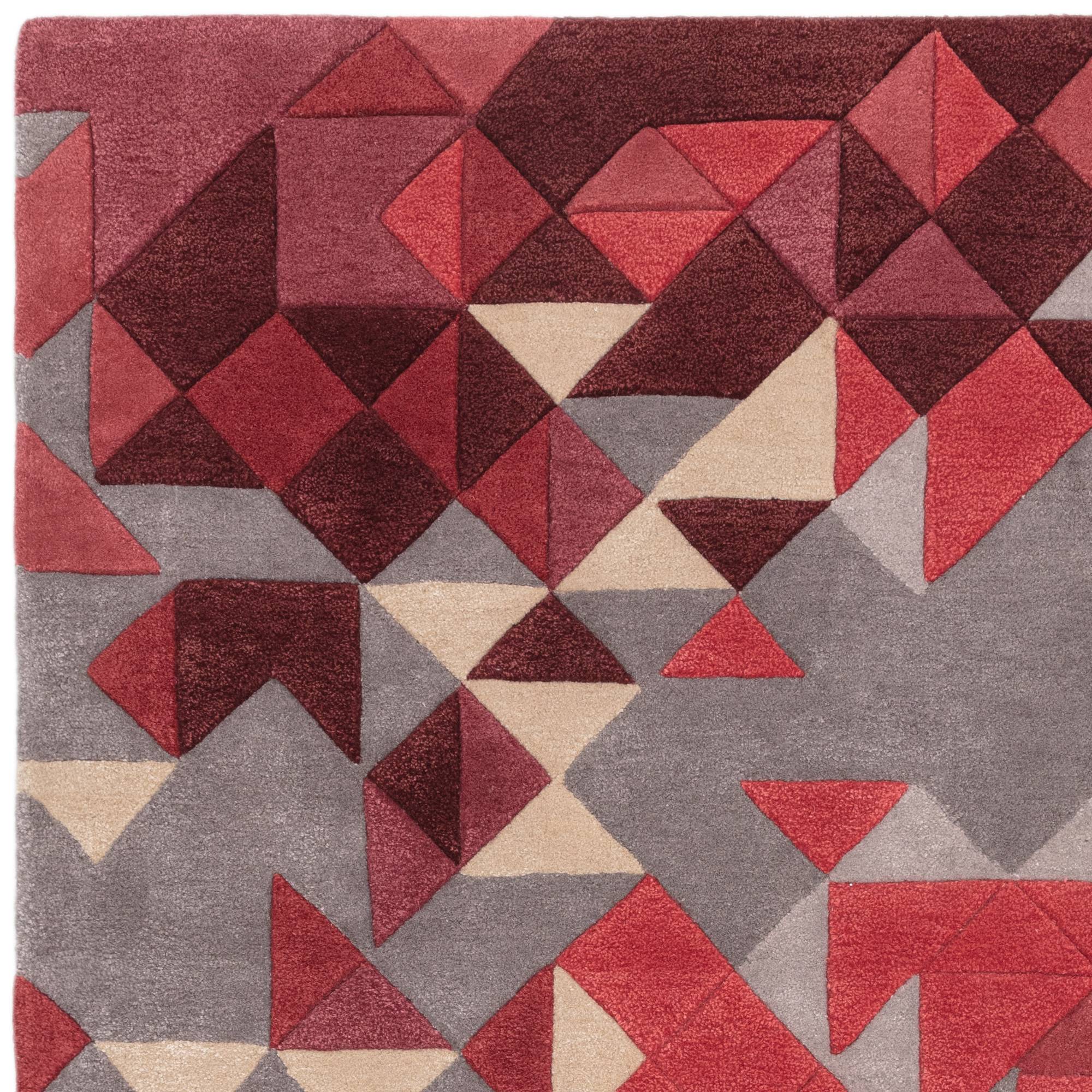Vloerkleed Enigma Red Multi