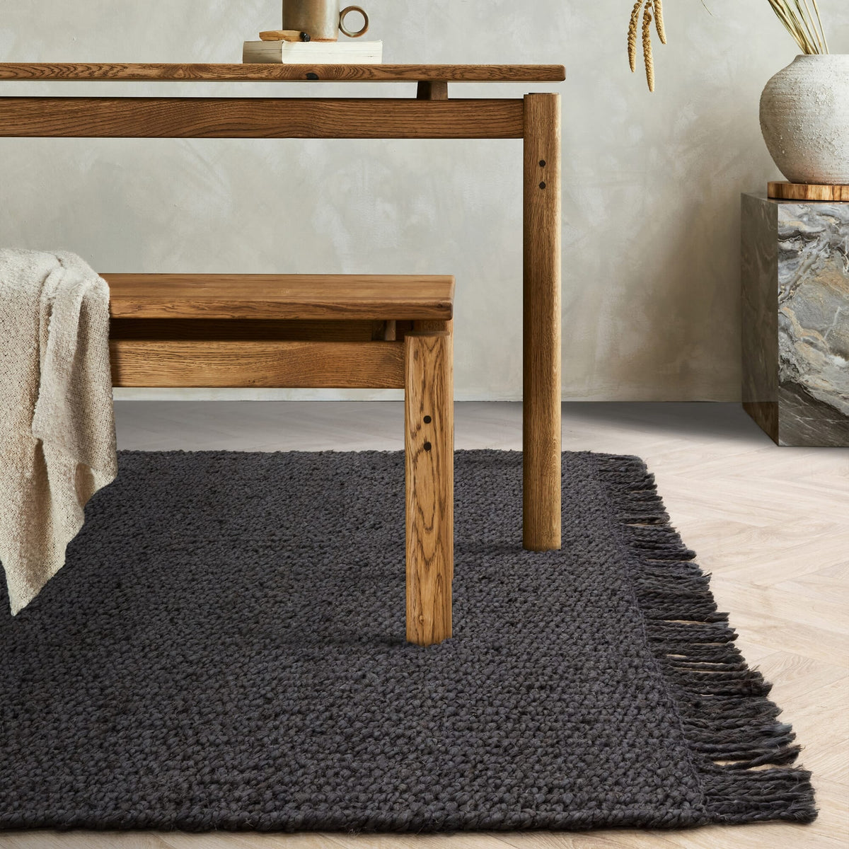 Vloerkleed Rugestiq Grove antraciet – foto 2
