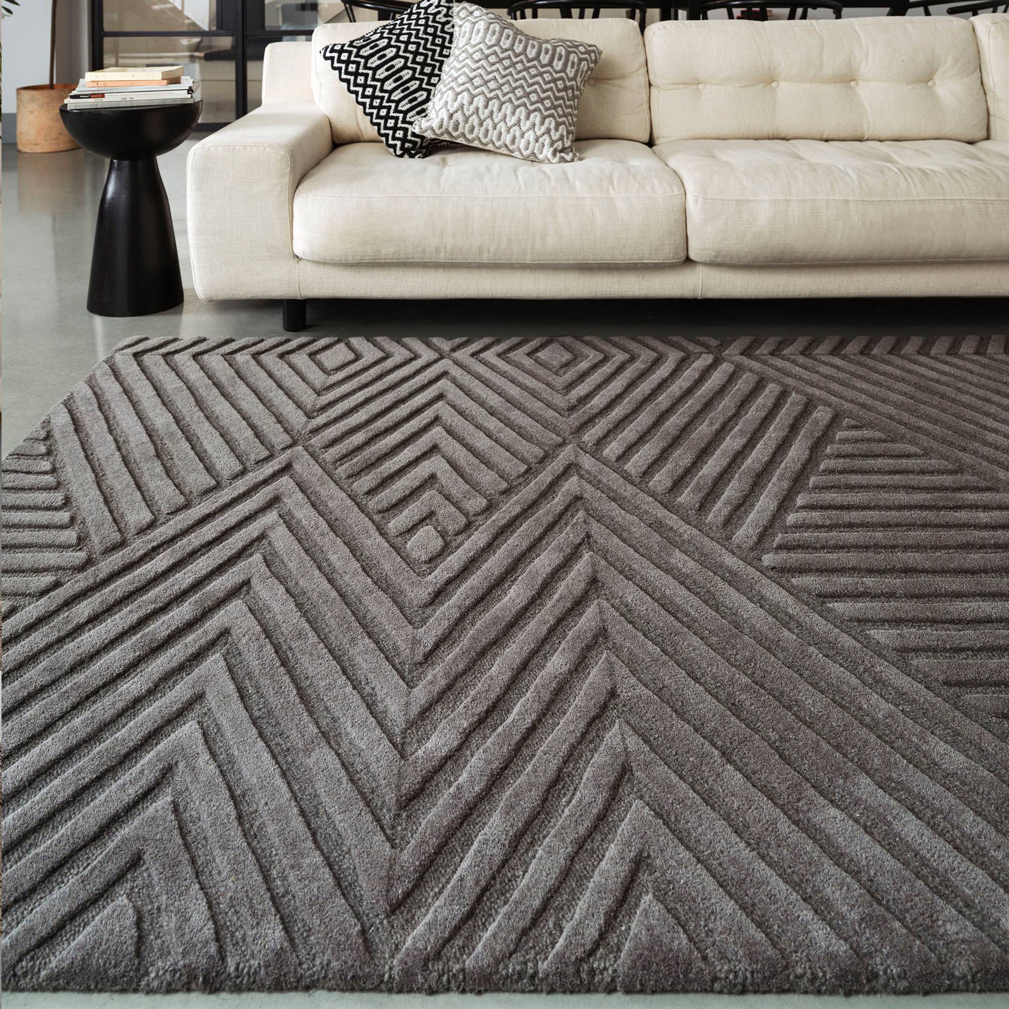 Vloerkleed Hague Charcoal
