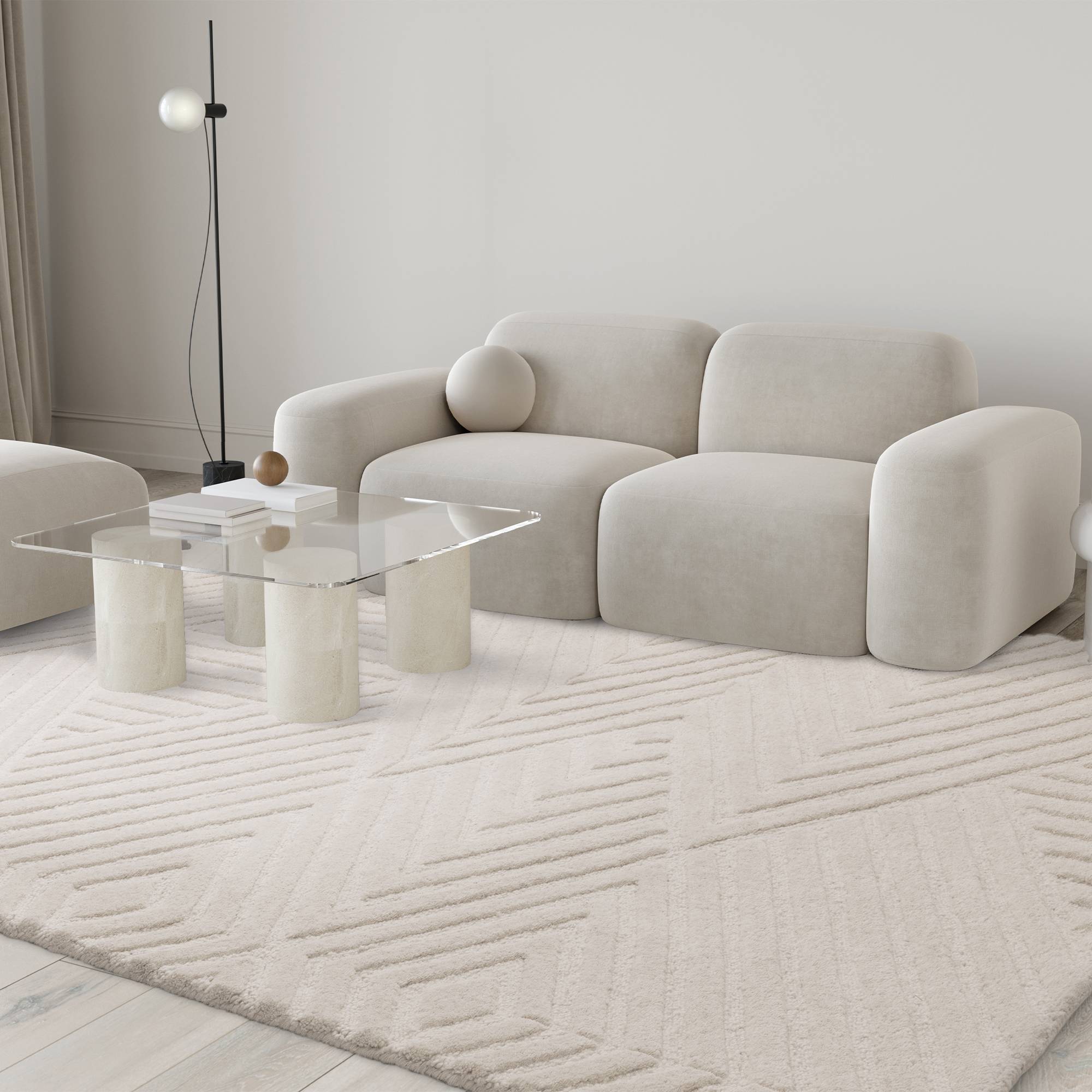 Vloerkleed Hague Ivory