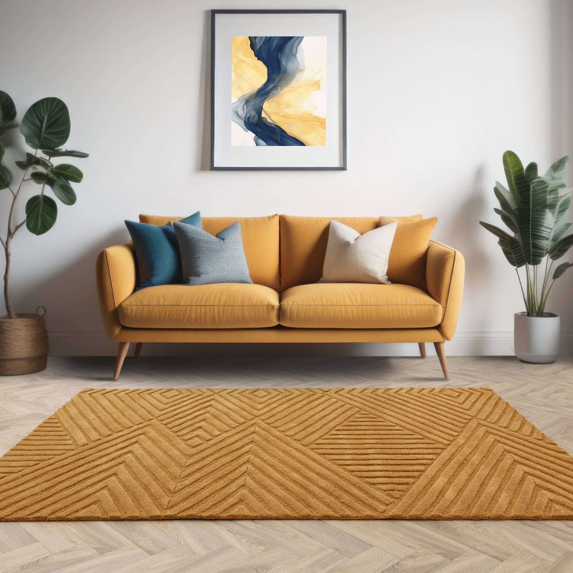 Vloerkleed Hague Ochre