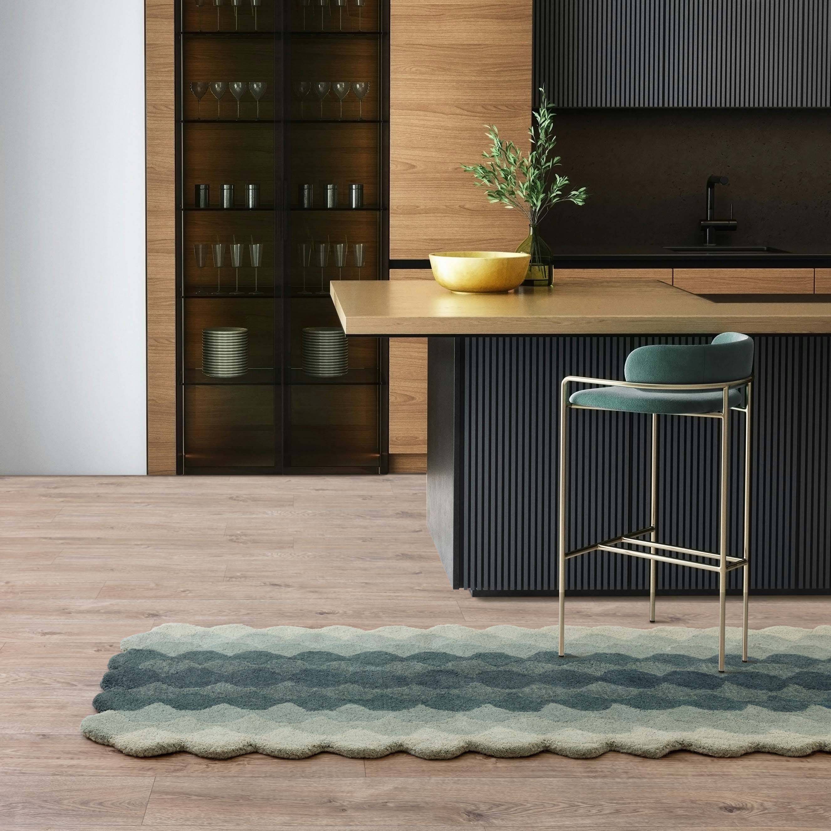 Vloerkleed Hive Teal