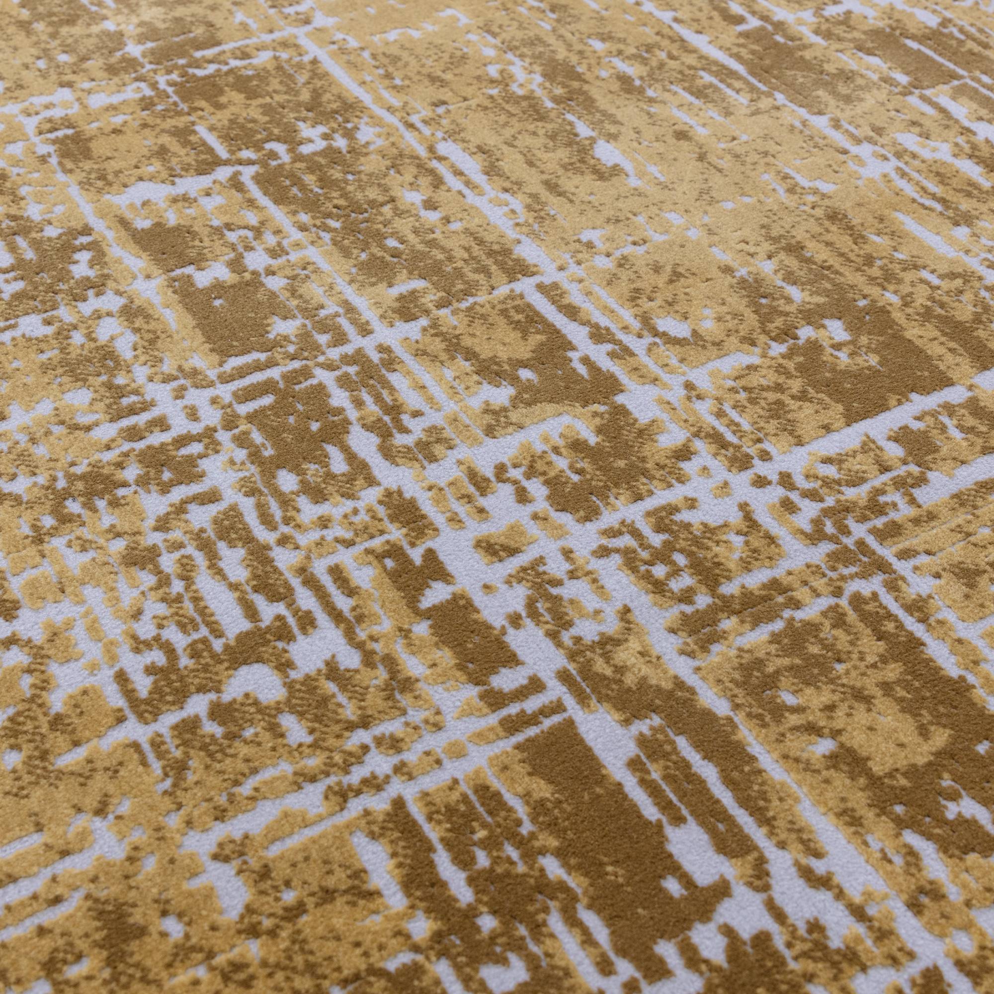 Vloerkleed Kuza Abstract Gold