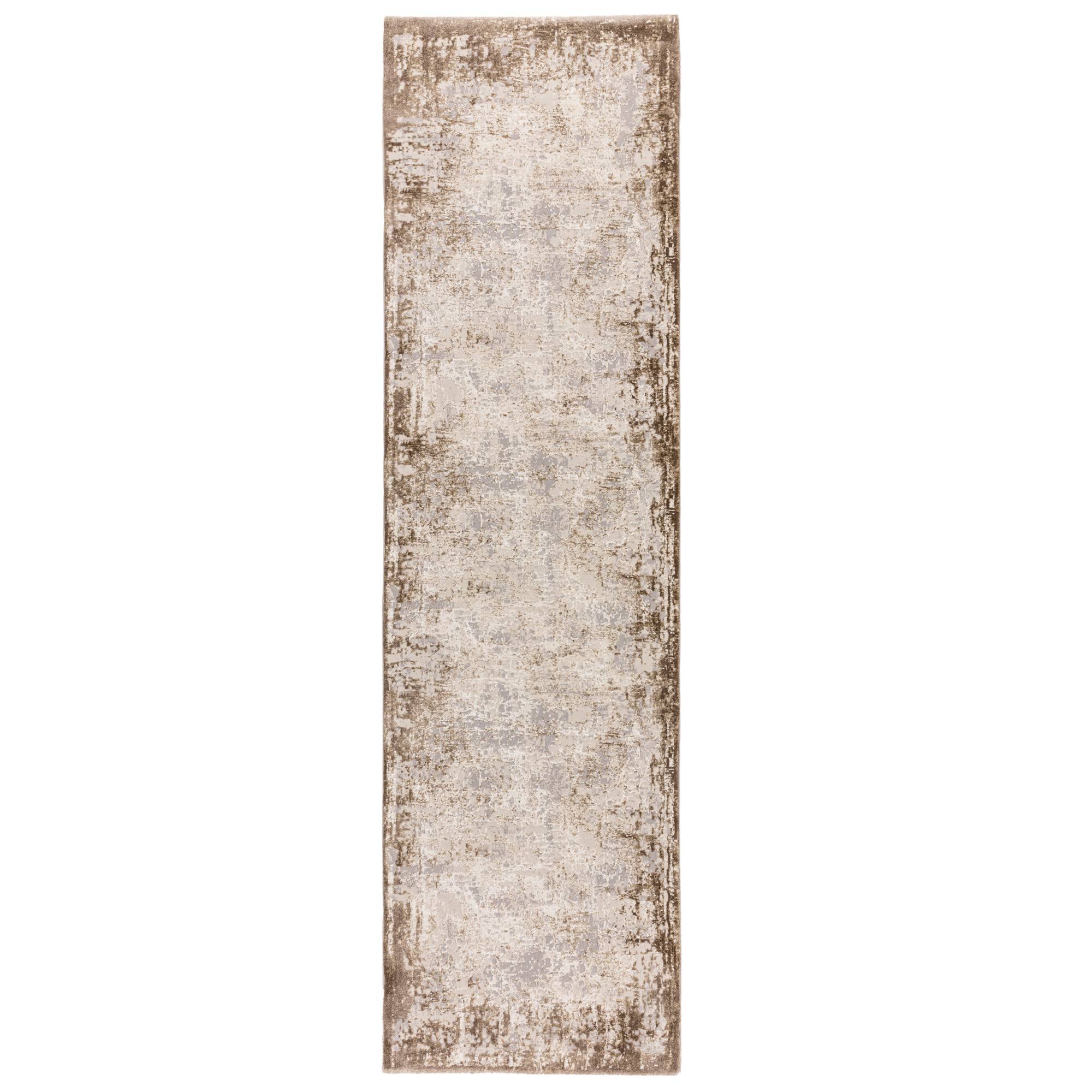 Vloerkleed Kuza Border Beige