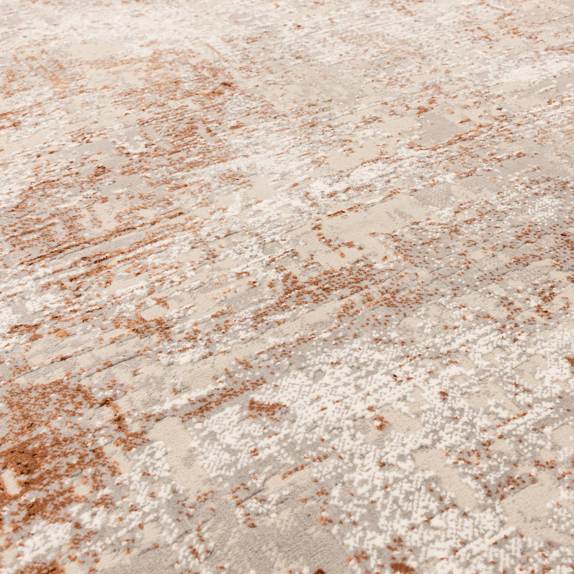 Vloerkleed Kuza Border Terracotta