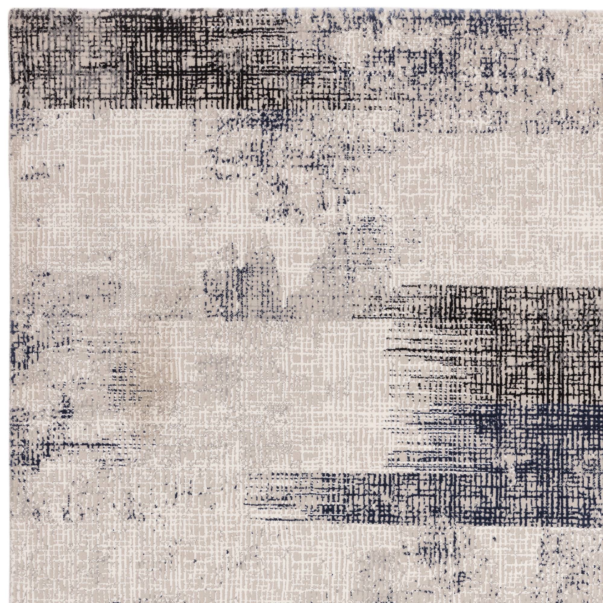 Vloerkleed Kuza Lines Blue