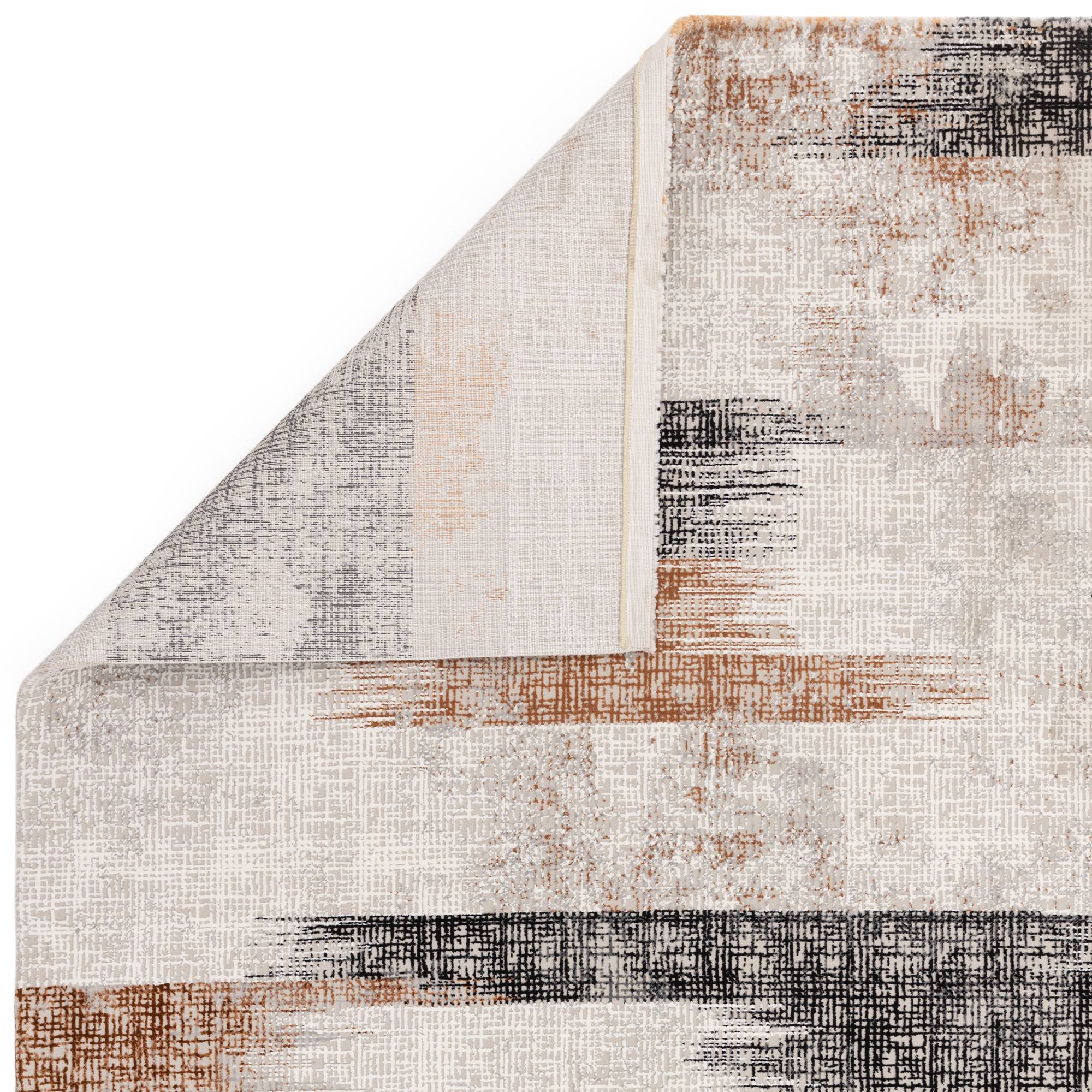 Vloerkleed Kuza Lines Terracotta