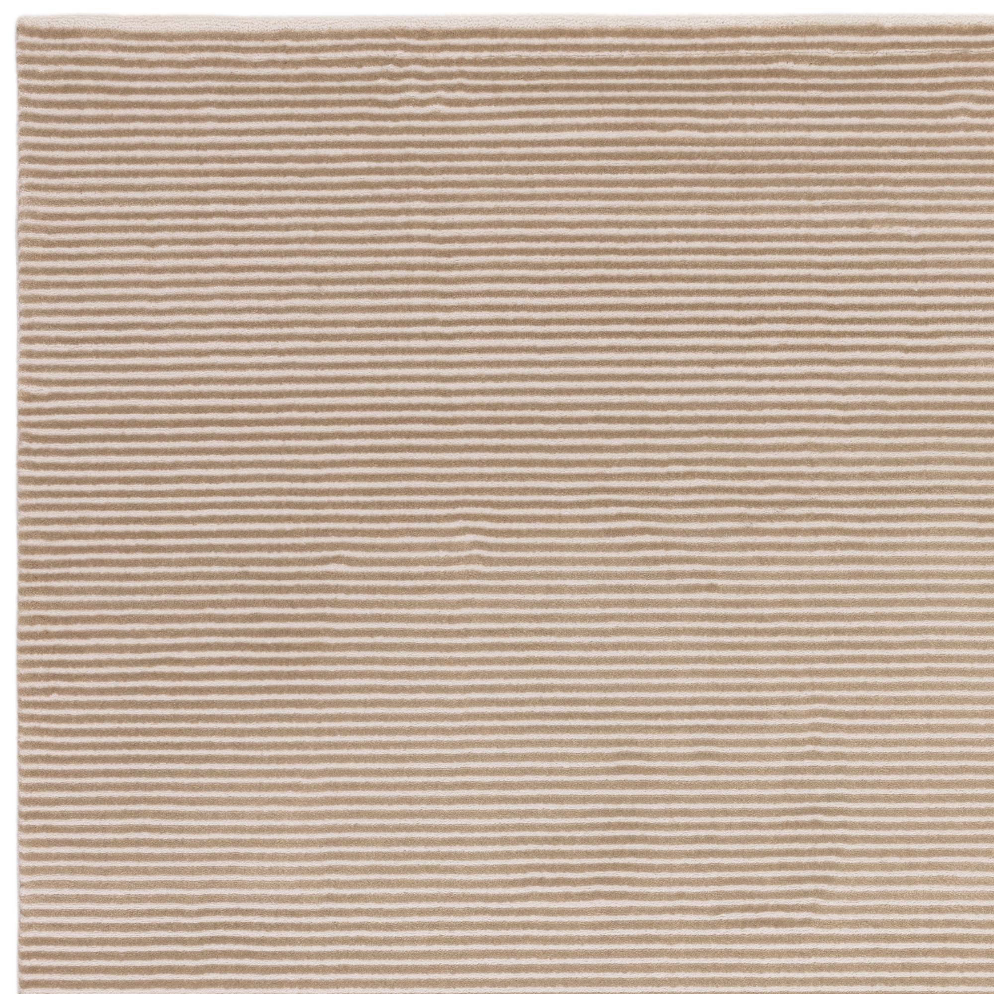 Vloerkleed Kuza Plain Stripe Beige