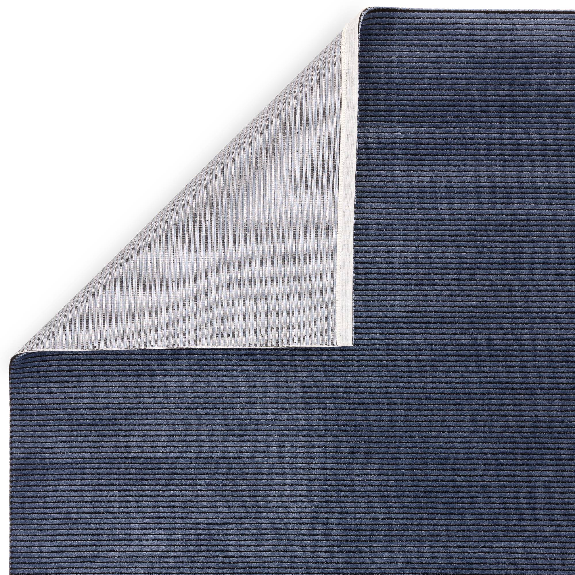 Vloerkleed Kuza Plain Stripe Navy