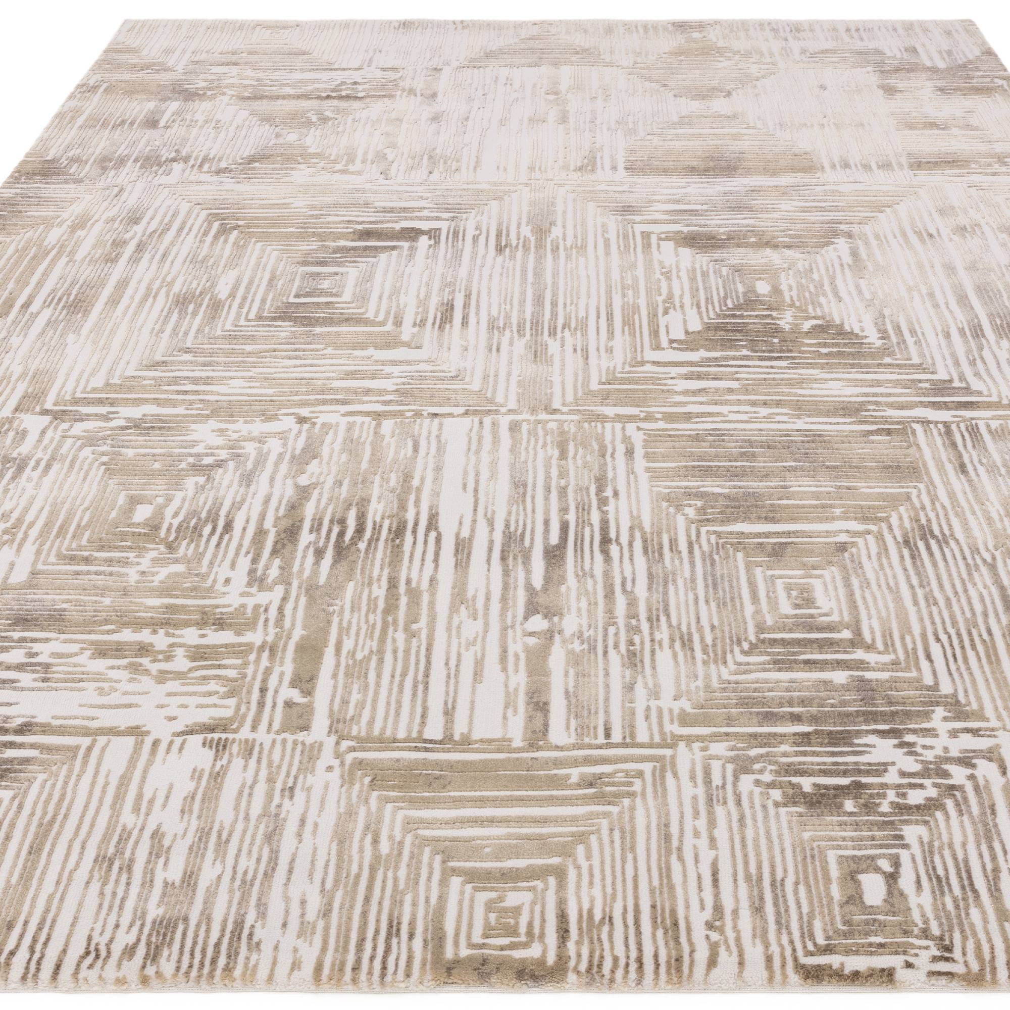 Vloerkleed Kuza Portrait Beige