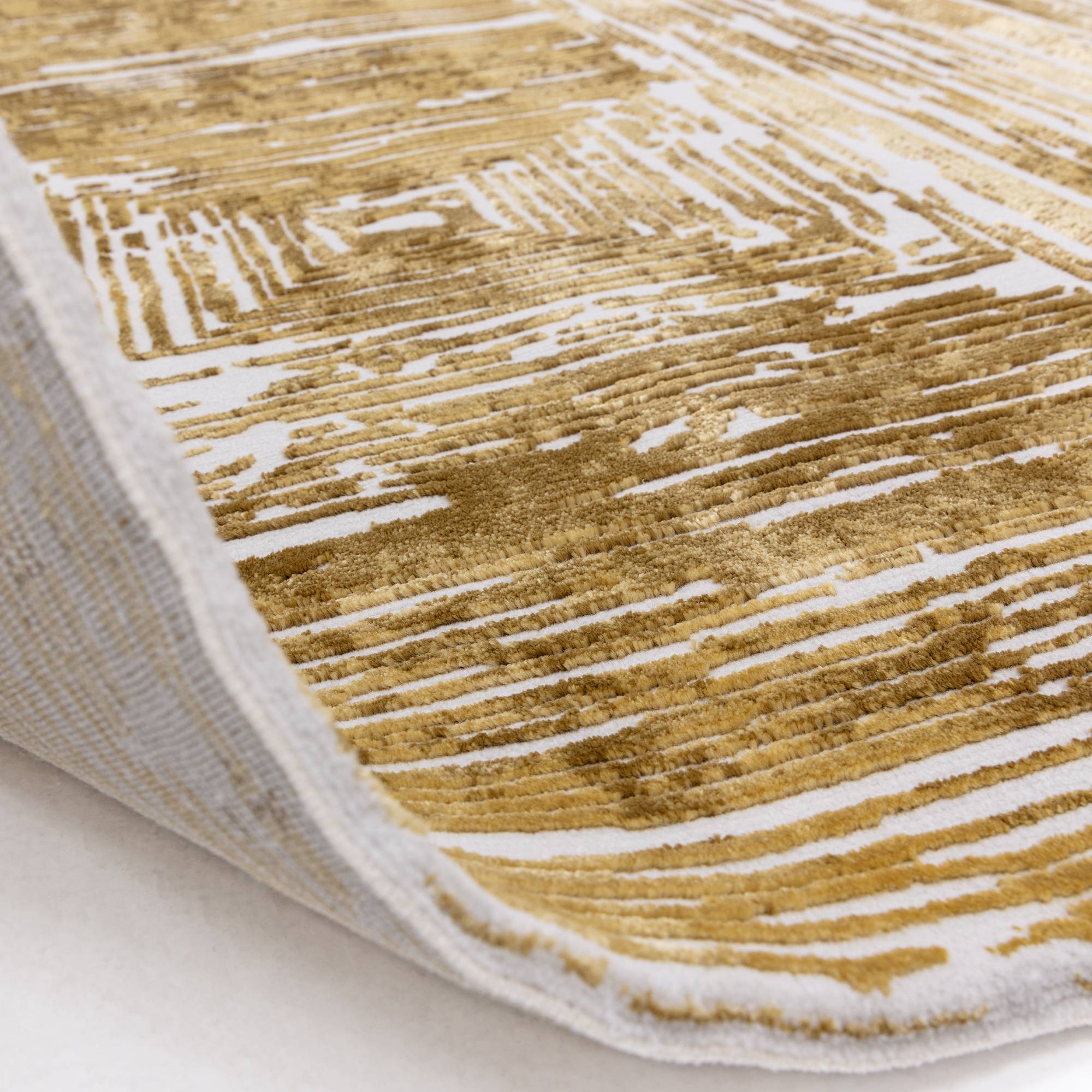 Vloerkleed Kuza Portrait Gold