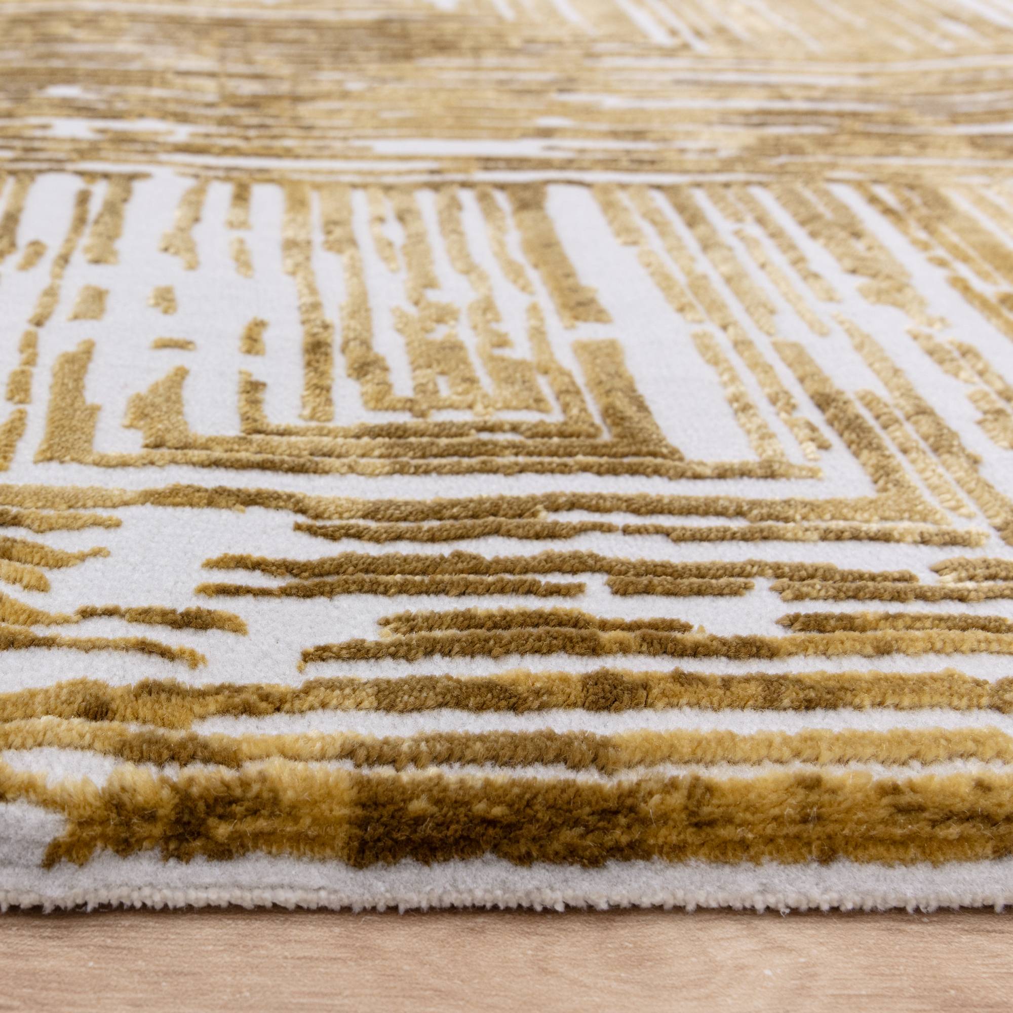 Vloerkleed Kuza Portrait Gold