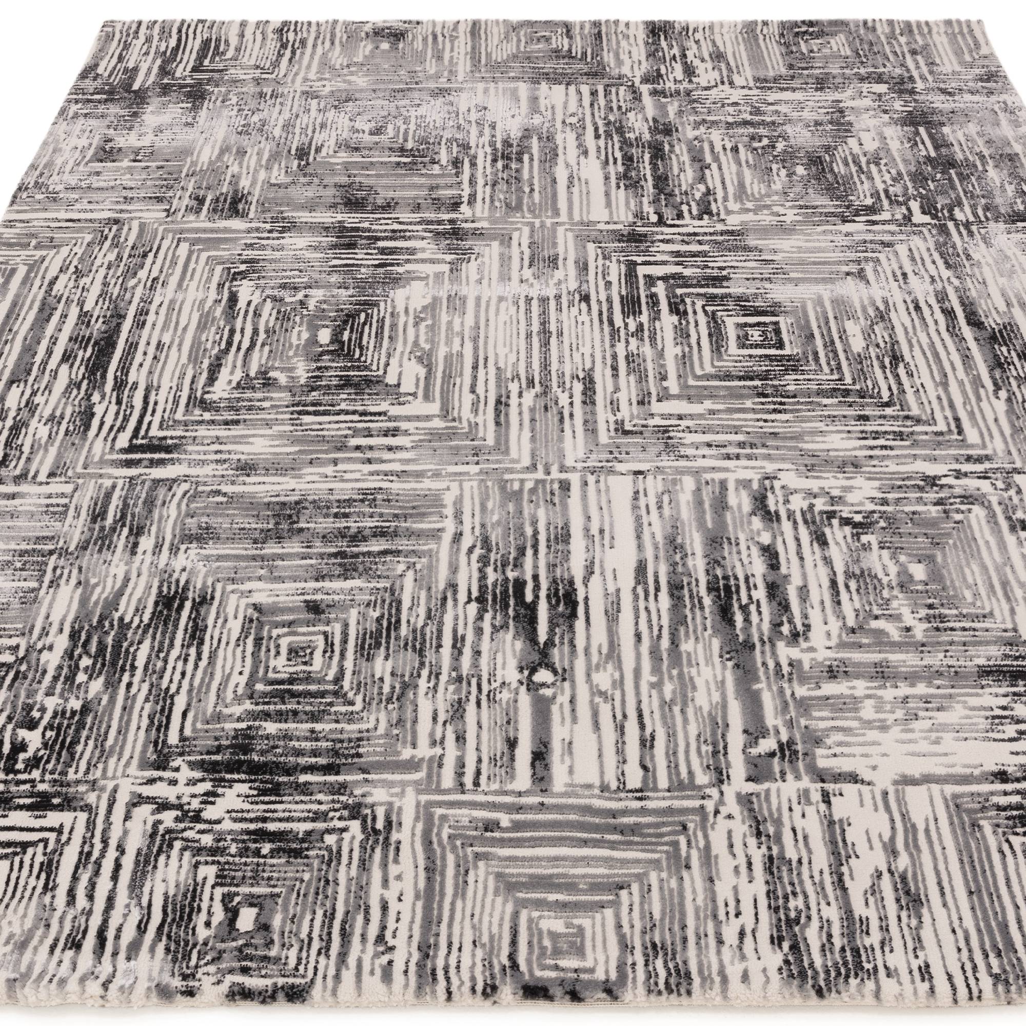 Vloerkleed Kuza Portrait Grey