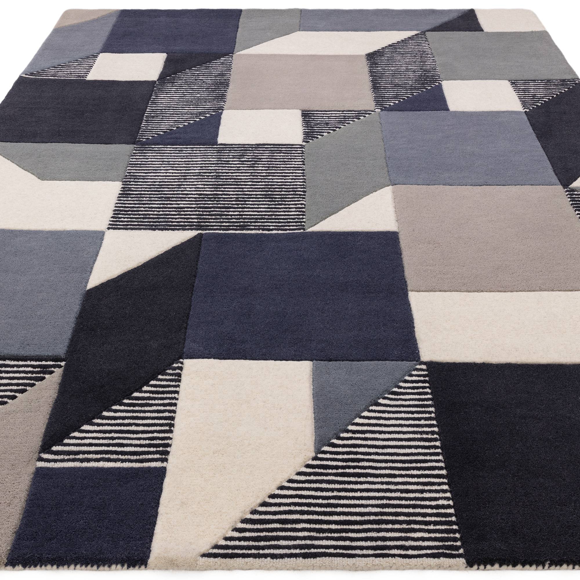 Vloerkleed Matrix Memphis Blue