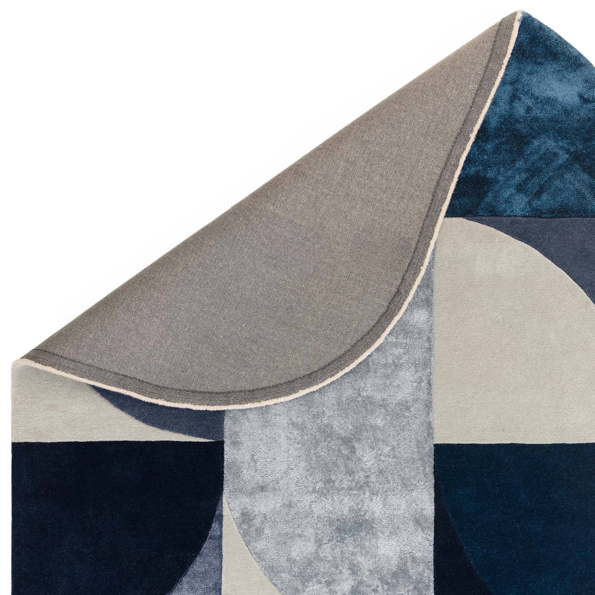 Vloerkleed Matrix 74 Oval Indigo