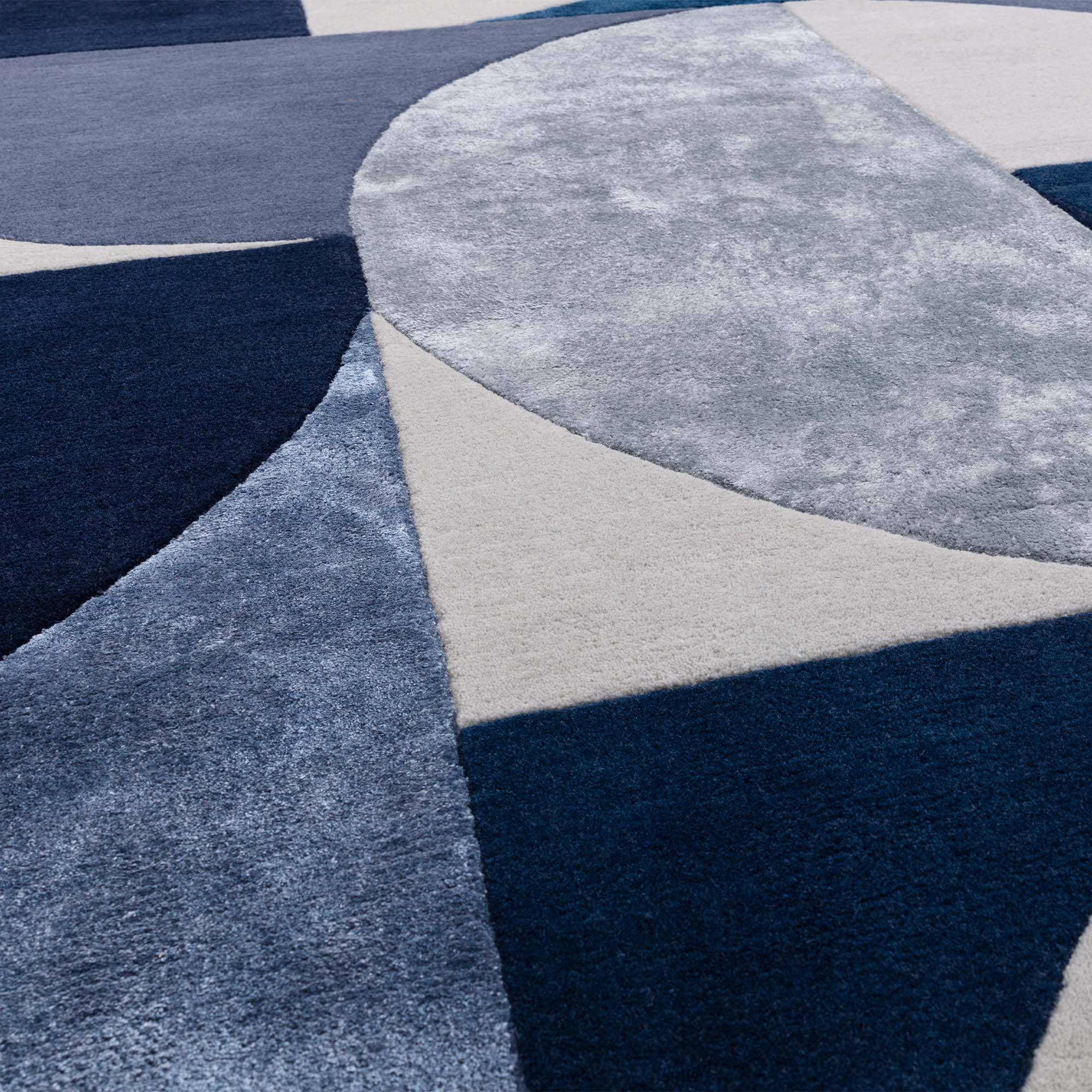Vloerkleed Matrix 74 Oval Indigo