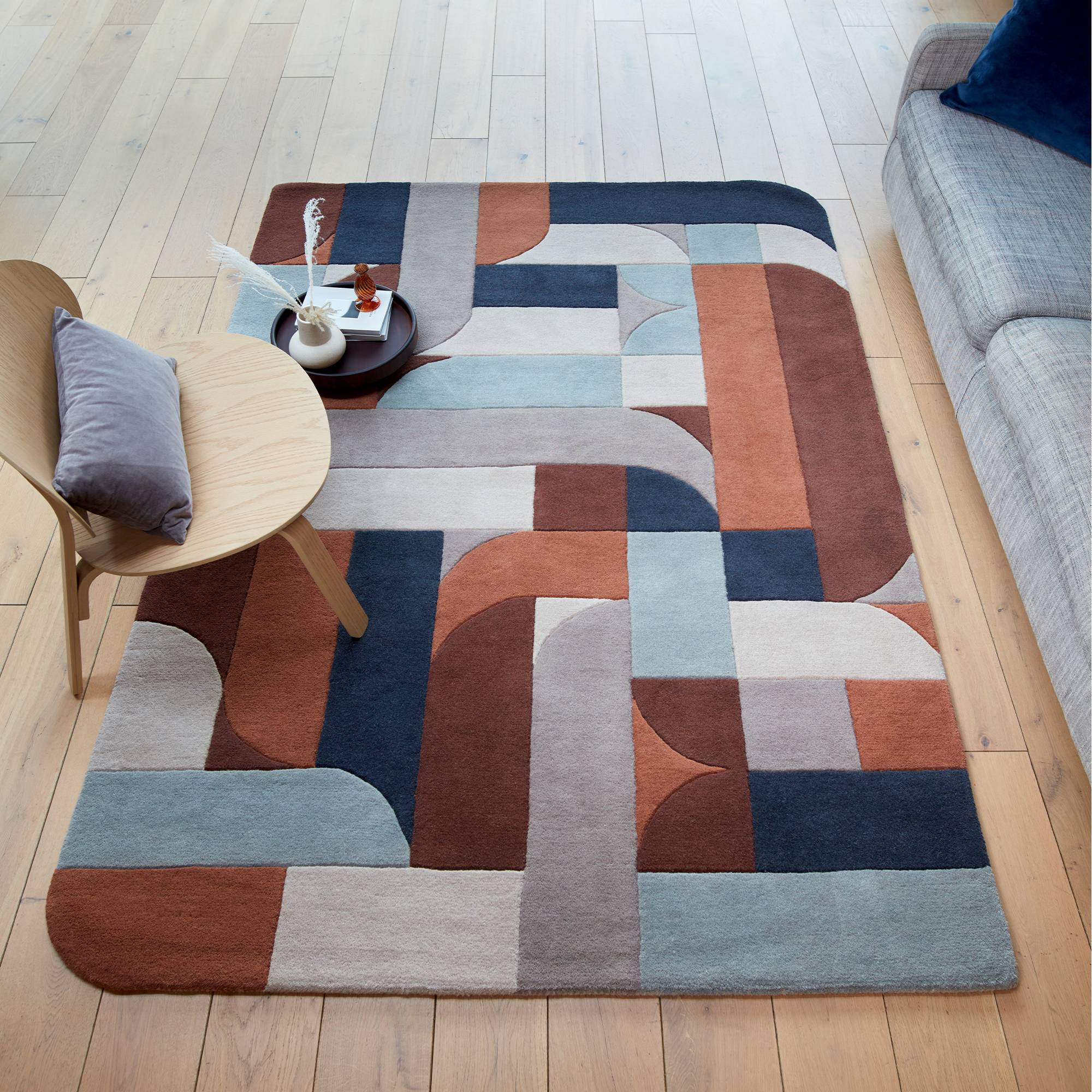 Vloerkleed Matrix 88 Klotski Terracotta