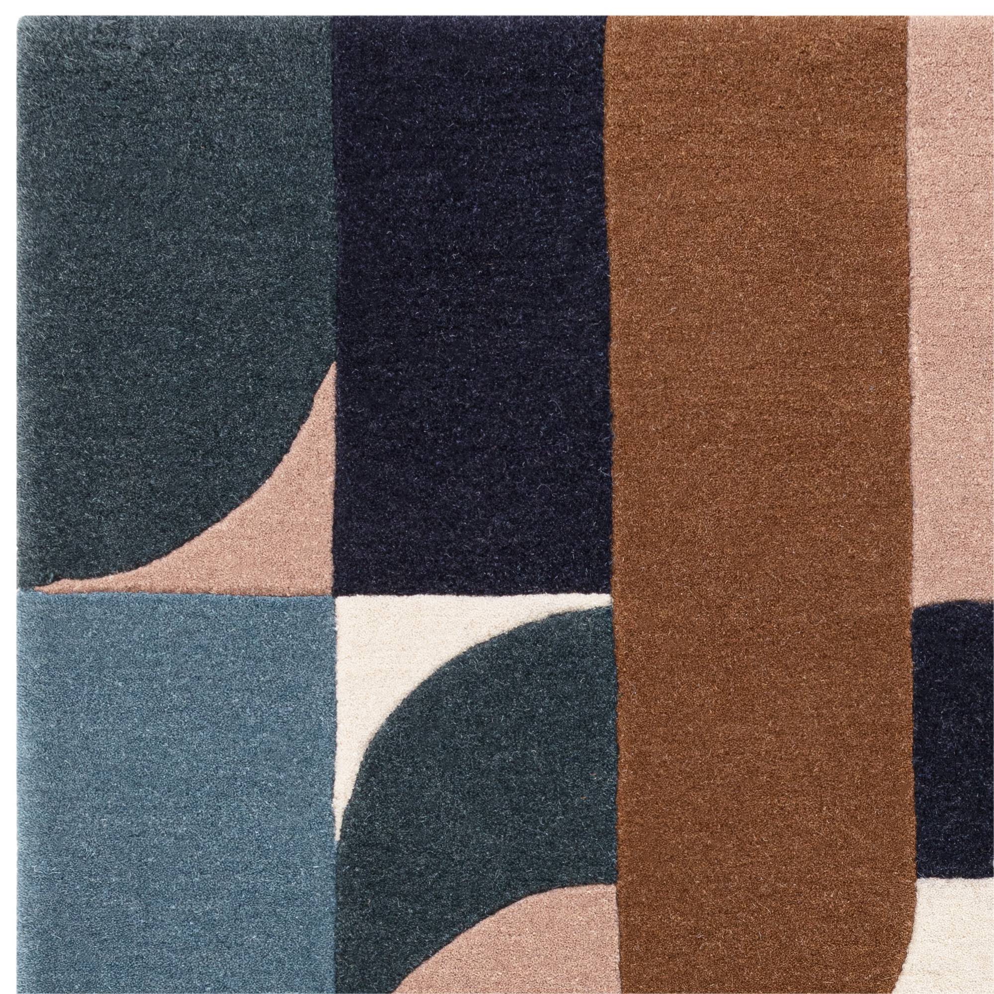 Vloerkleed Matrix 89 Klotski Teal
