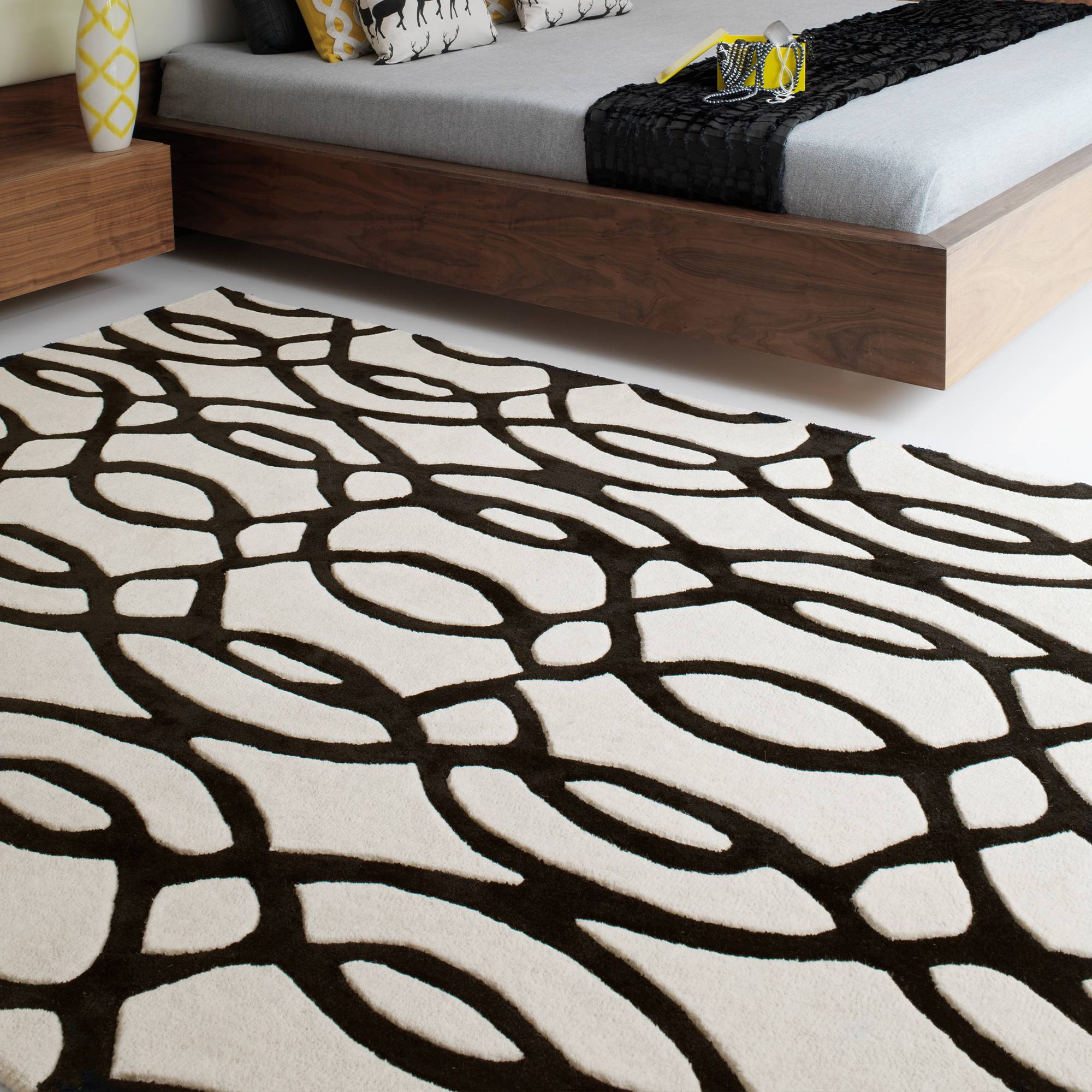 Vloerkleed Matrix 35 Wire White