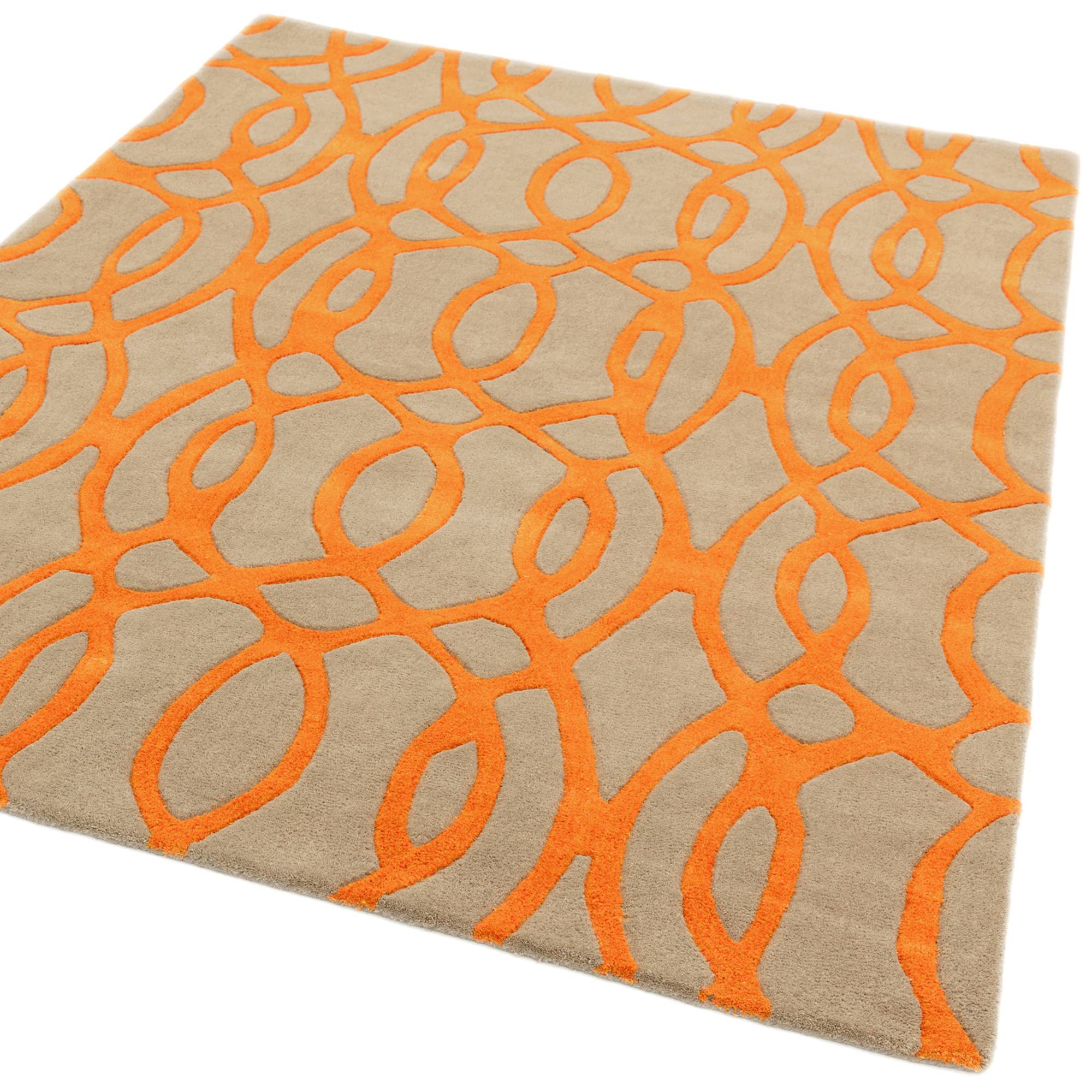 Vloerkleed Matrix 37 Wire Orange