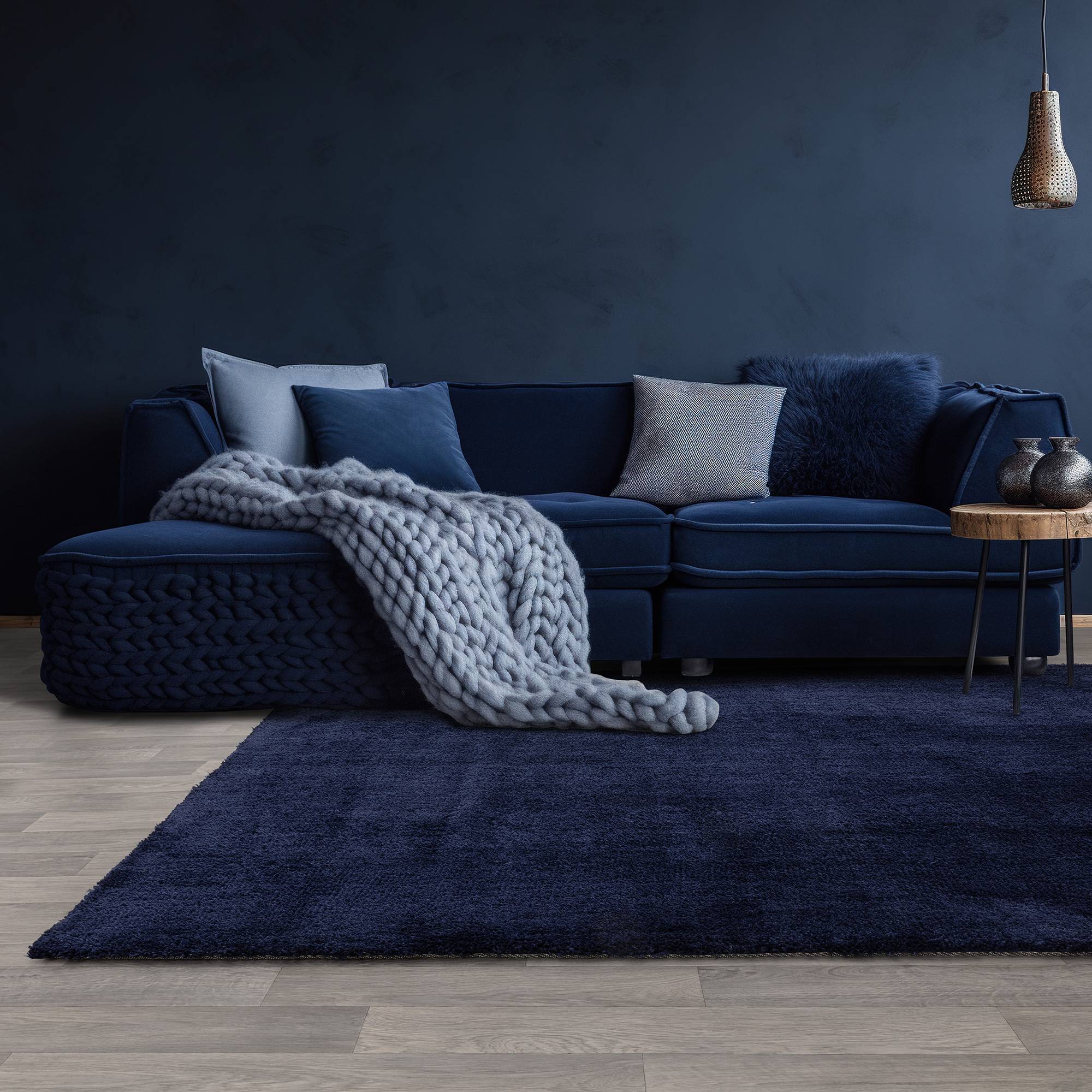 Vloerkleed Milo Navy