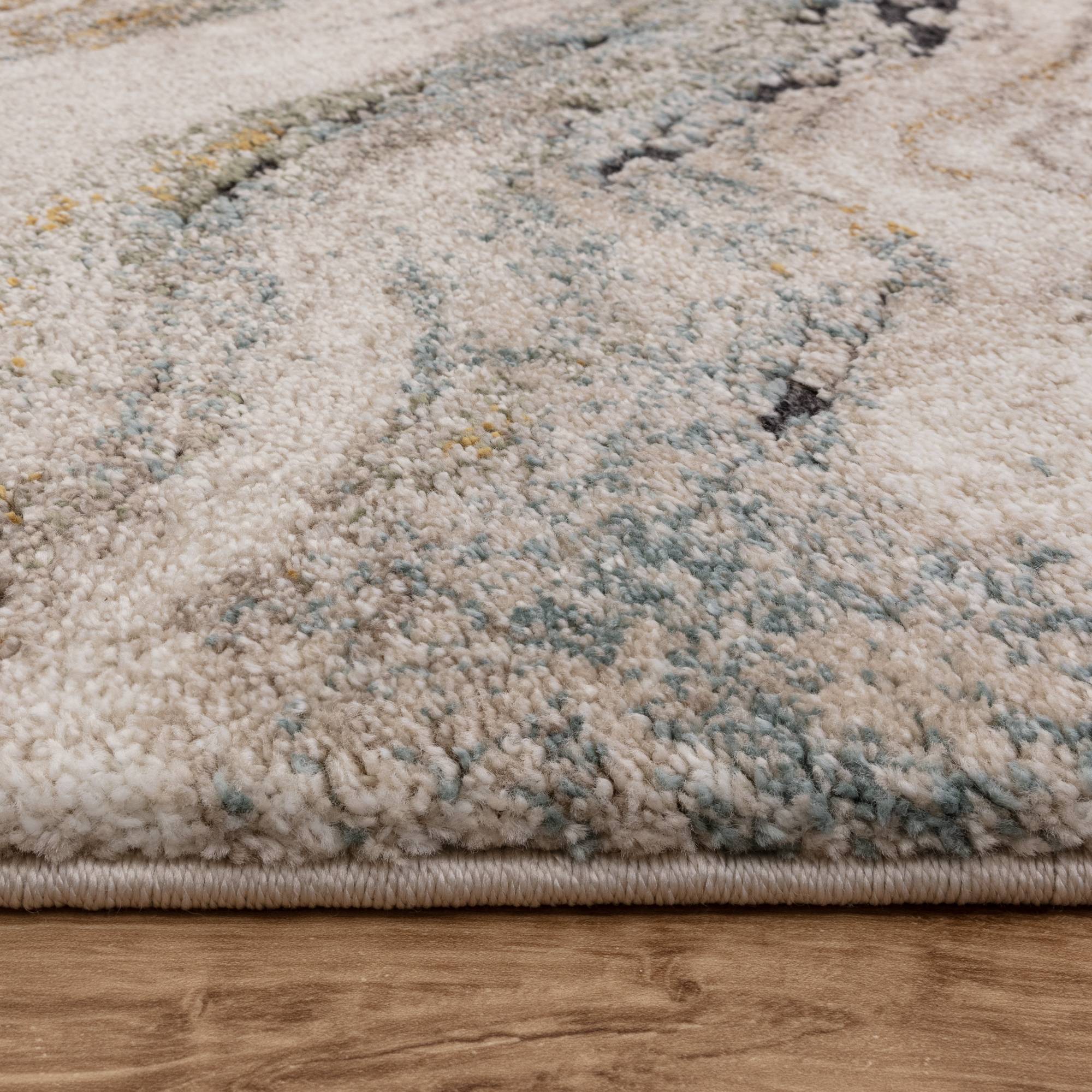 Vloerkleed Mirage Wave Blue