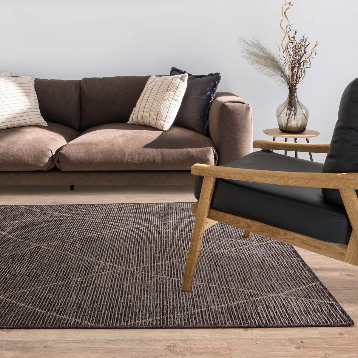 Vloerkleed Rugestiq Mulberry antraciet – foto 2