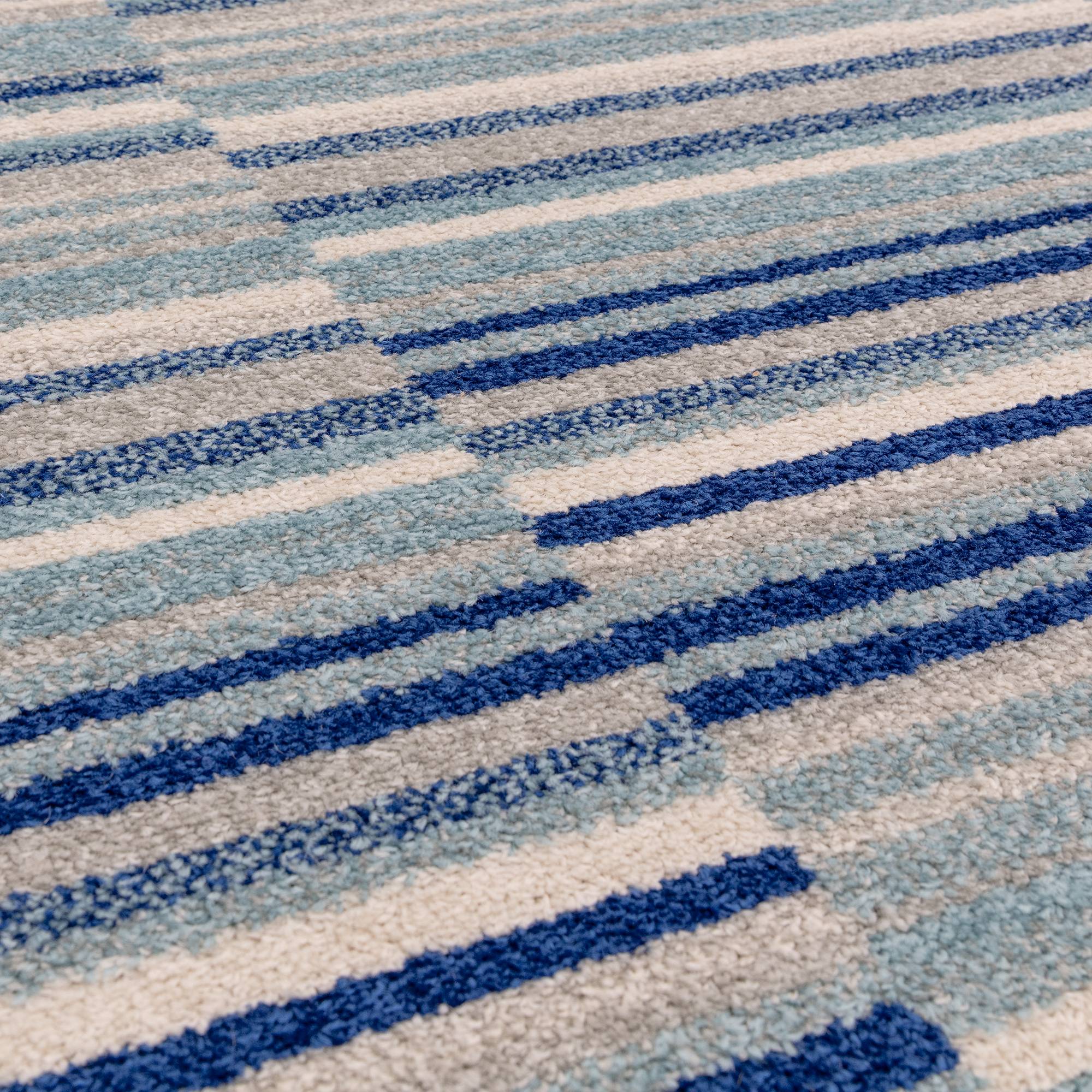 Vloerkleed Muse Blue Stripe MU05