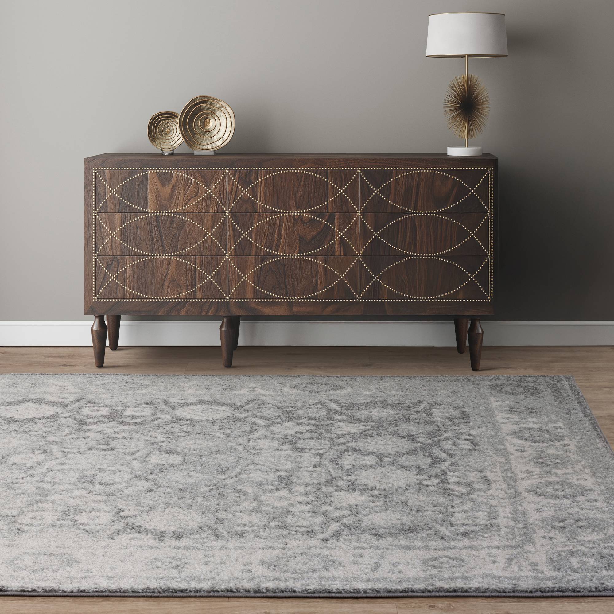 Vloerkleed Muse Heritage Grey MU27
