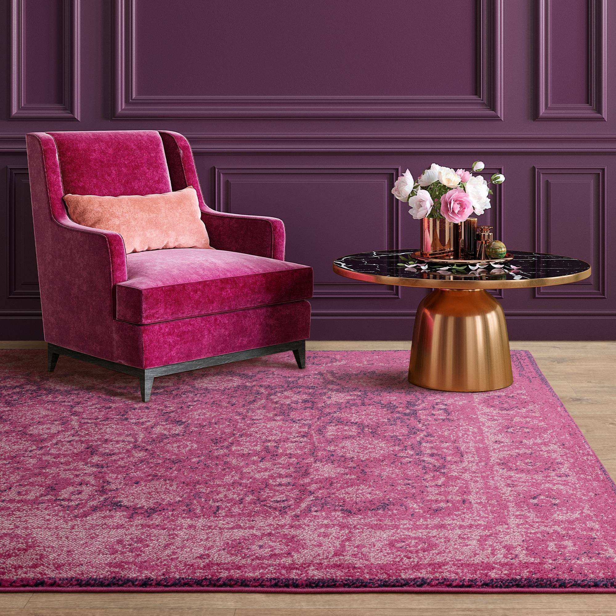 Vloerkleed Muse Heritage Pink MU28