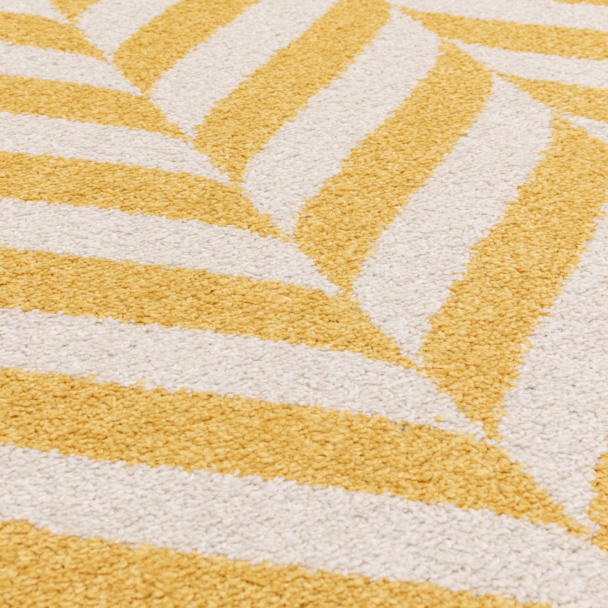 Vloerkleed Muse Yellow Chevron MU08