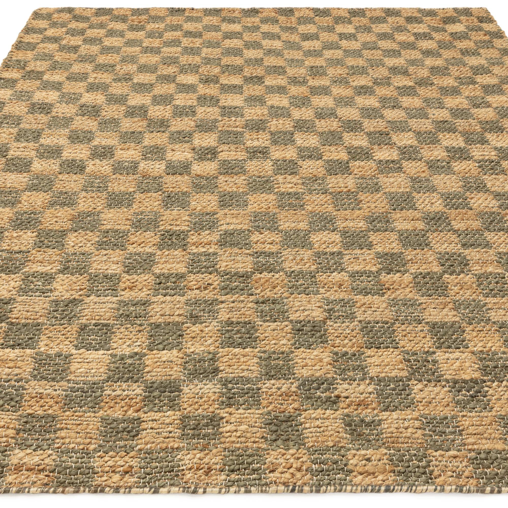 Vloerkleed Naturi Olive Green