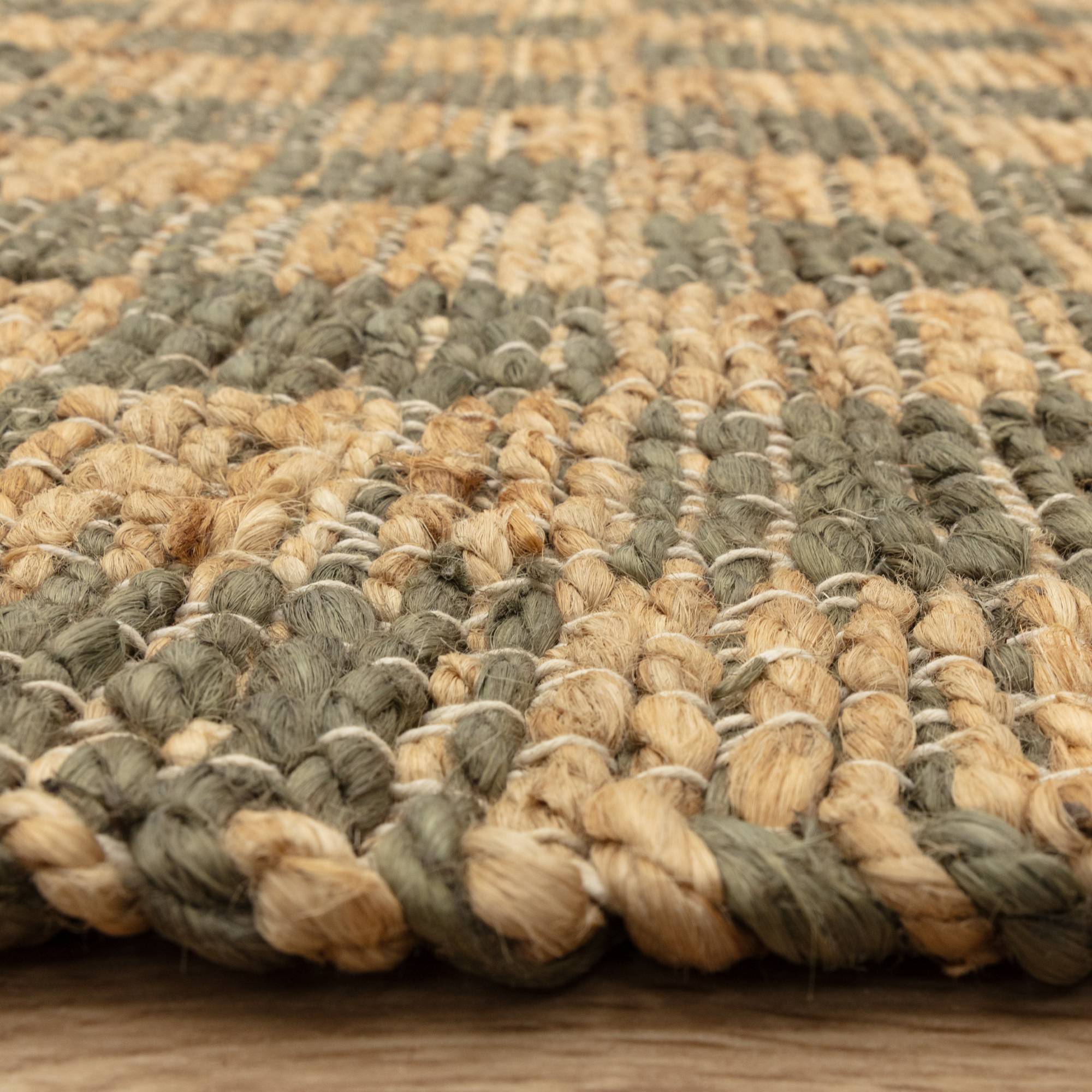 Vloerkleed Naturi Olive Green