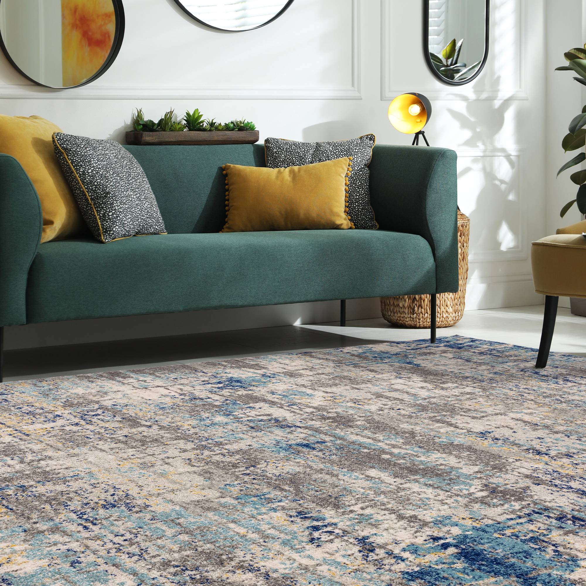 Vloerkleed Nova Illusion Blue NV40