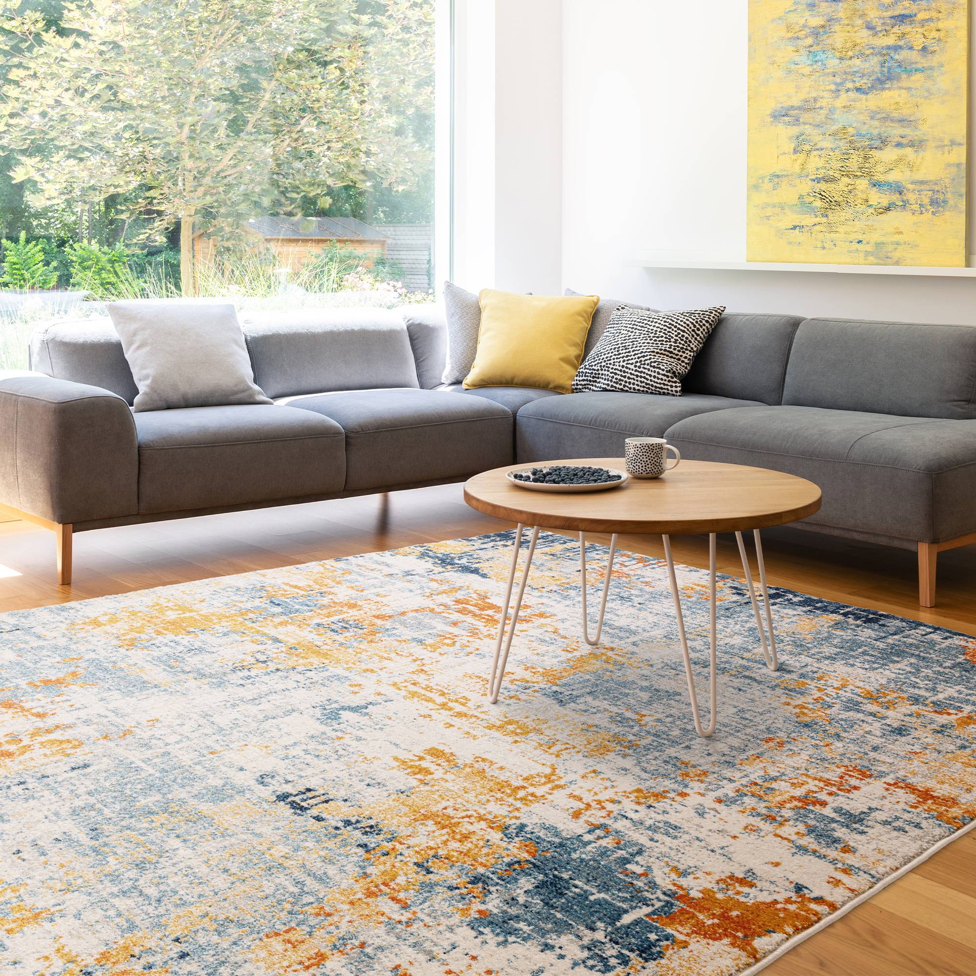 Vloerkleed Nova Illusion Ochre NV39